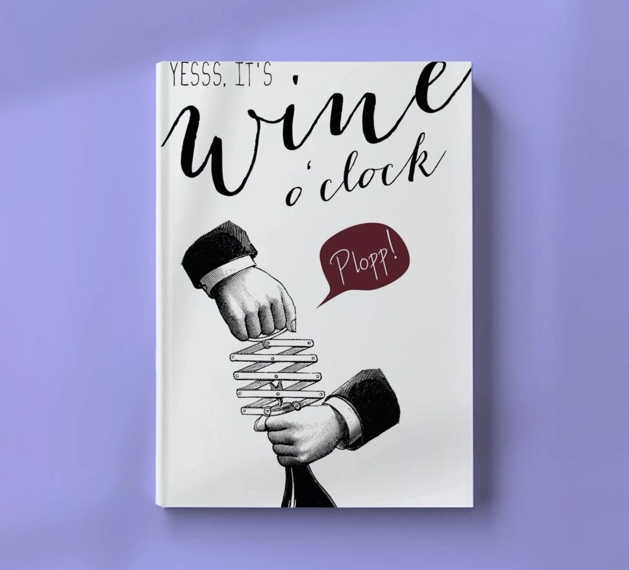 Wine o'clock carnet de notes de Amy & Kurt