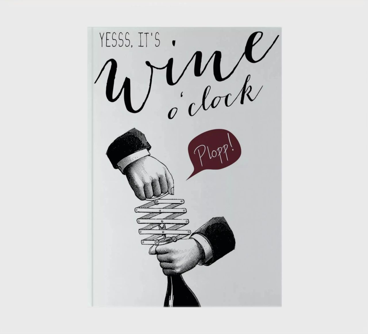 Wine o'clock carnet de notes de Amy & Kurt