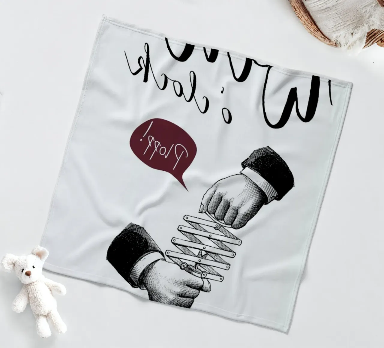 Wine o'clock coperta in pile da Amy & Kurt