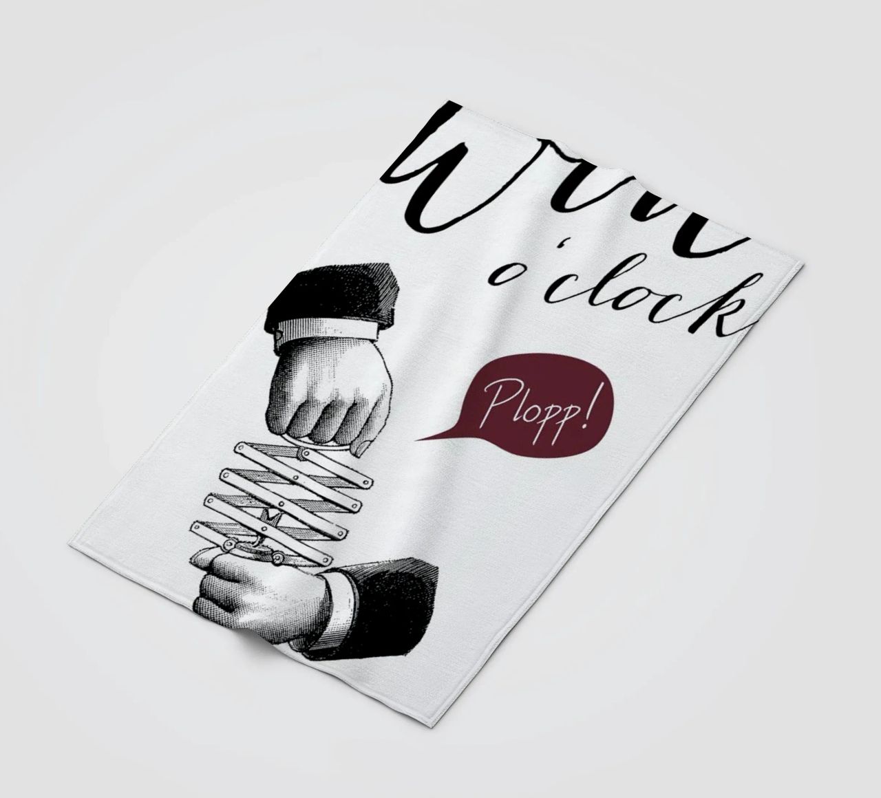 Wine o'clock coperta in pile da Amy & Kurt