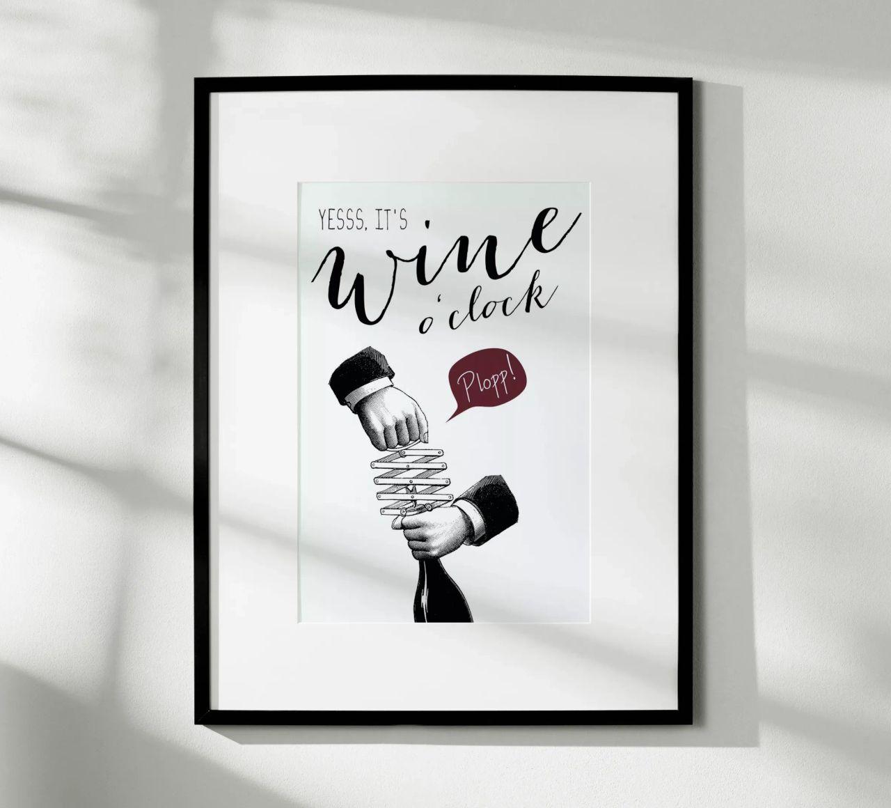 Wine o'clock poster da Amy & Kurt