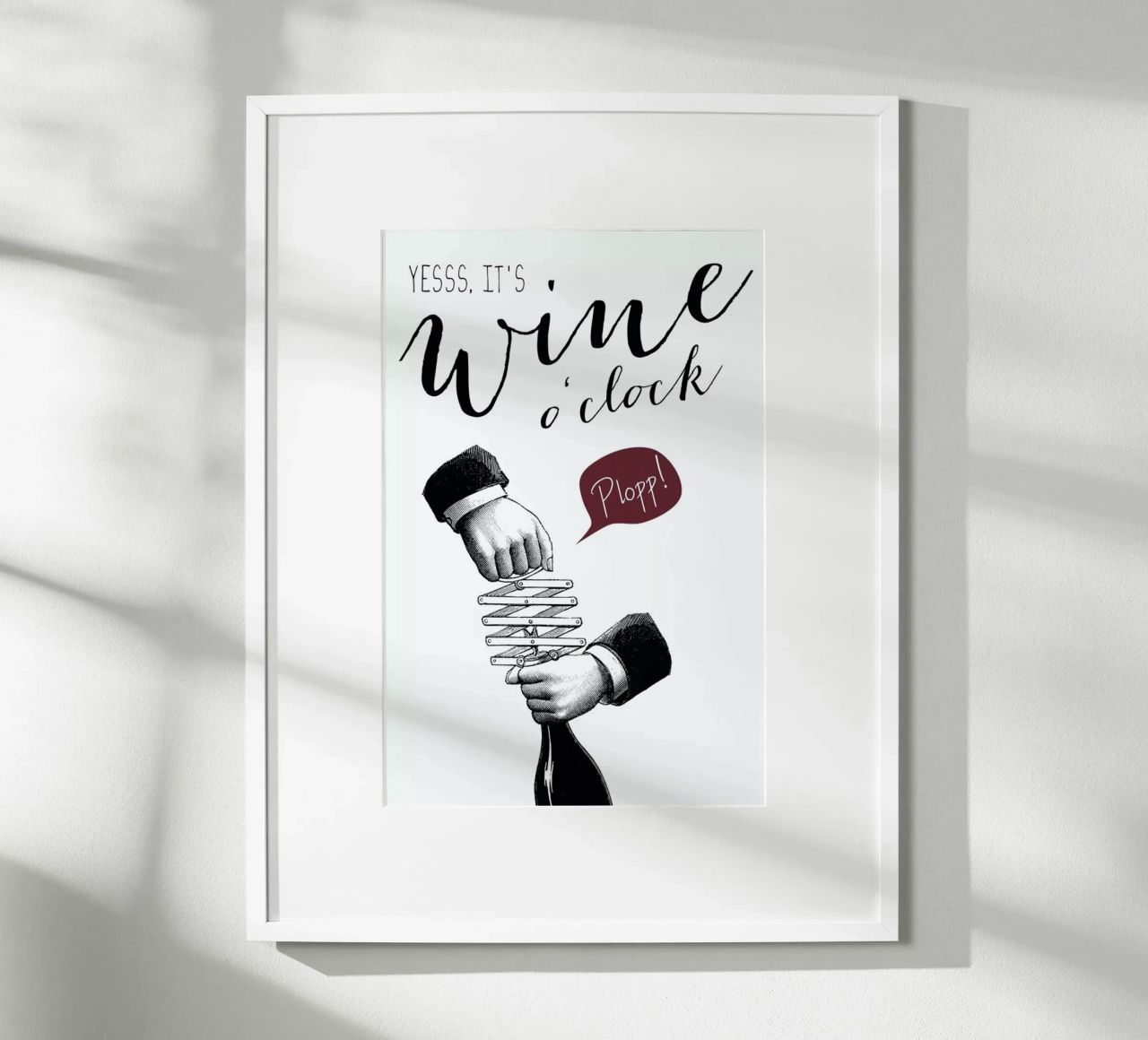 Wine o'clock poster da Amy & Kurt