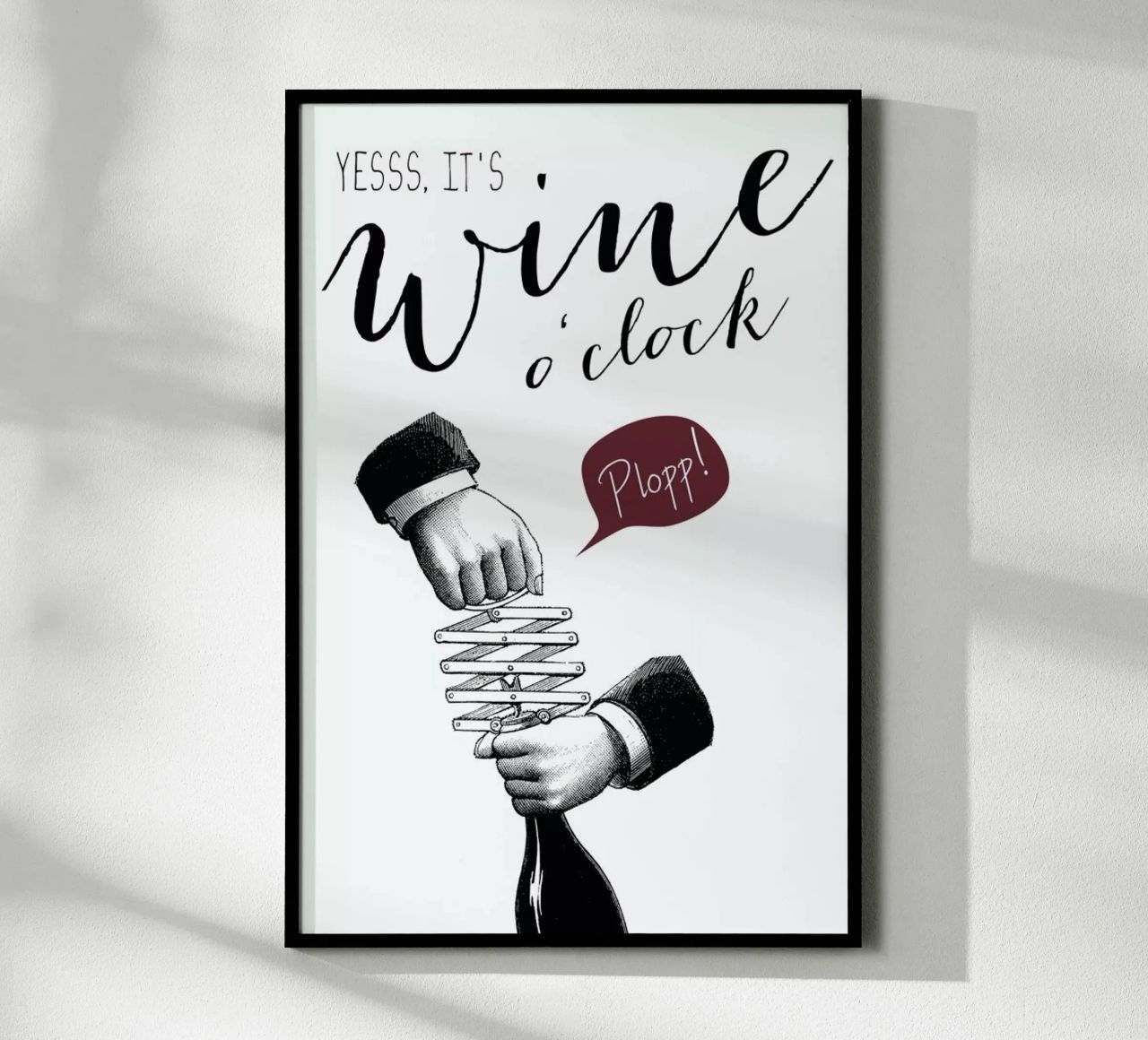 Wine o'clock poster da Amy & Kurt
