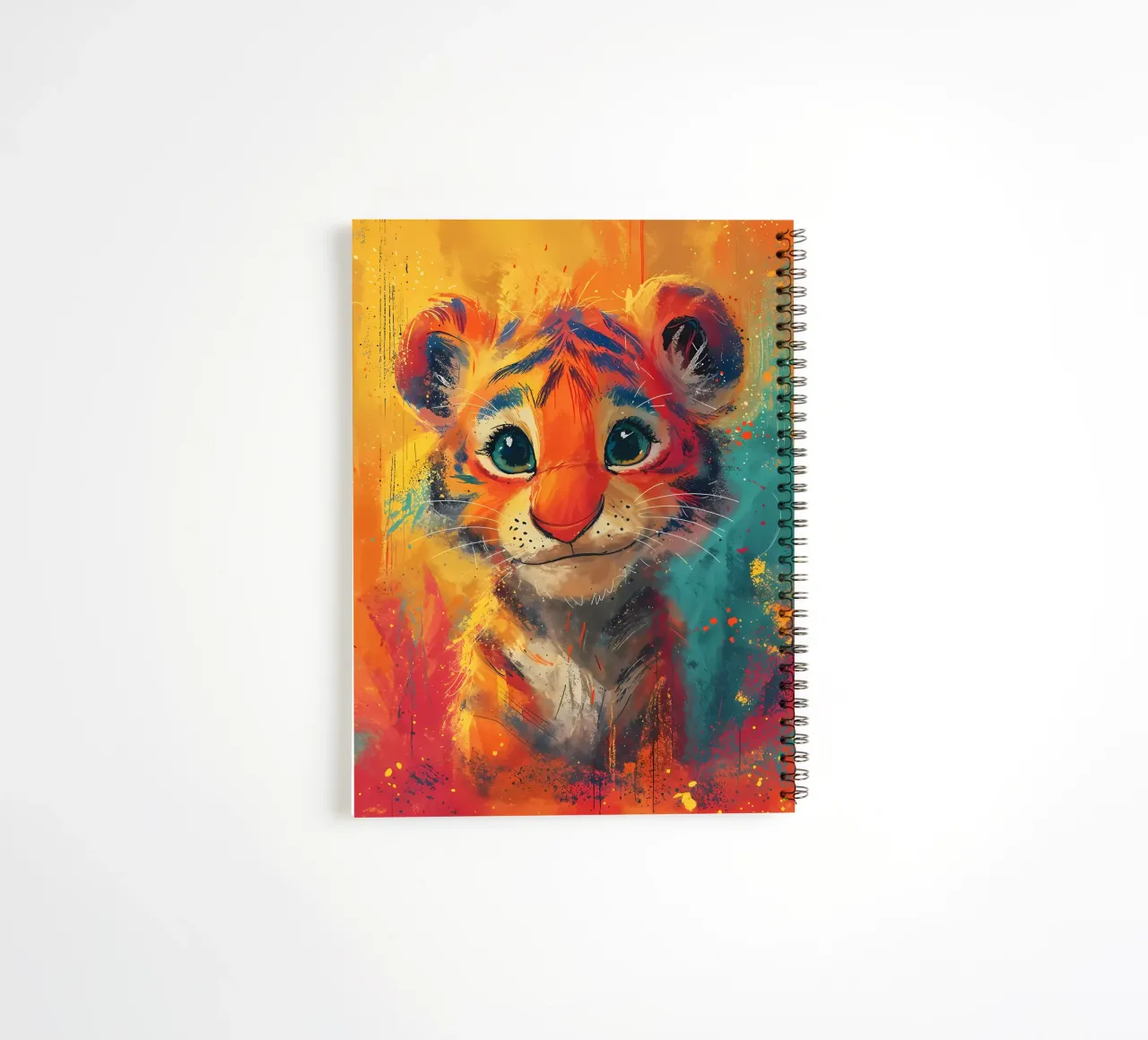 Louveteau tigré carnet à spirale de Manh beo