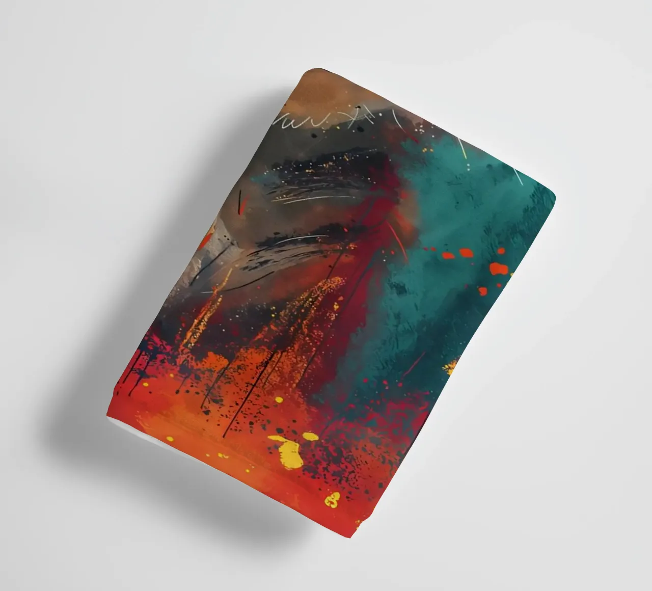 Tiger Cub Glow towel by Manh beo
