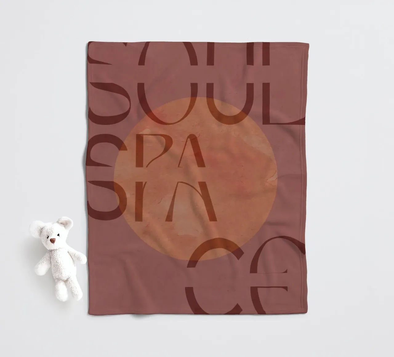 Soul Space No 1 coperta in pile da treechild