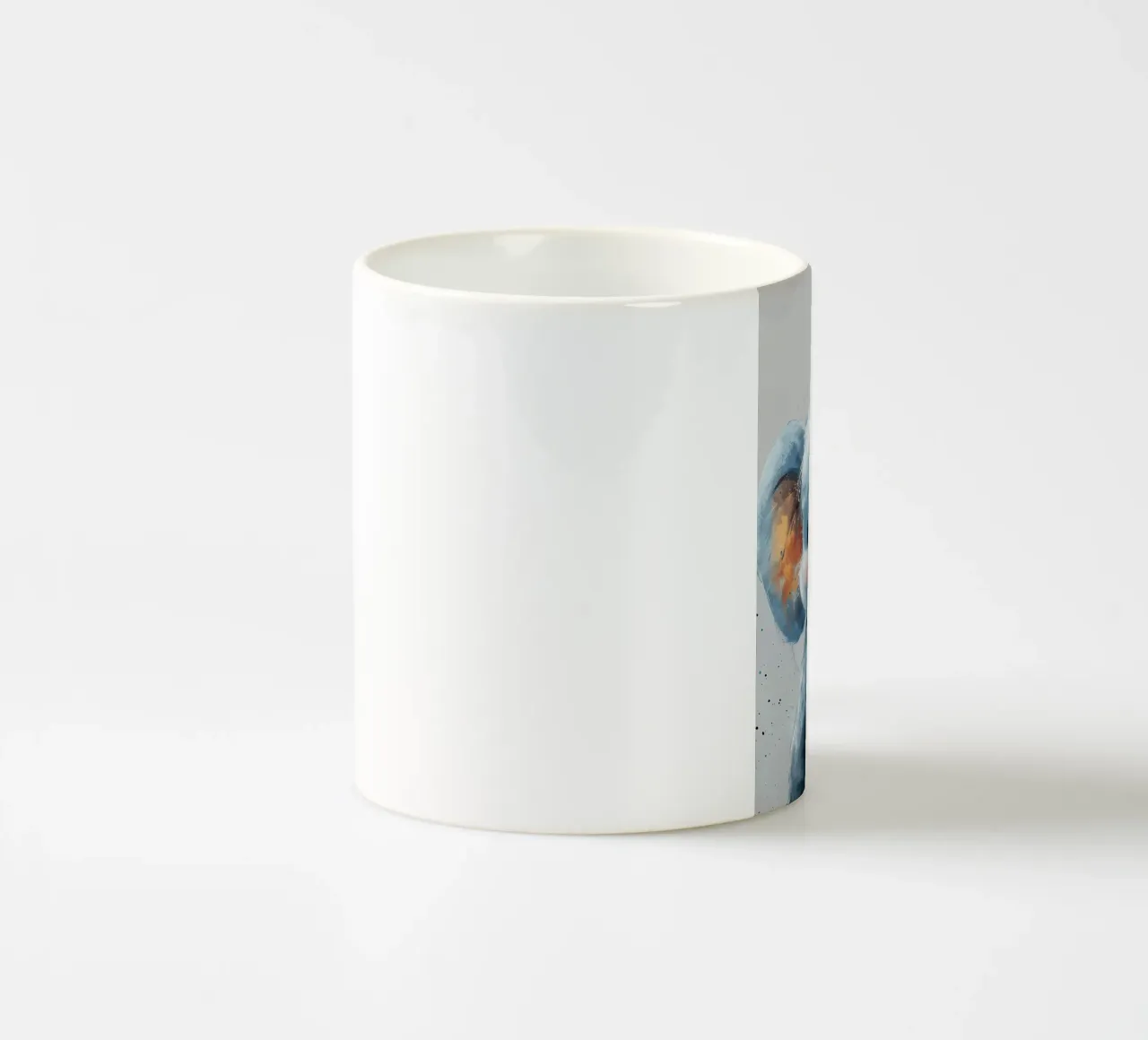 Piccolo elefante blu tazza in ceramica da Manh beo