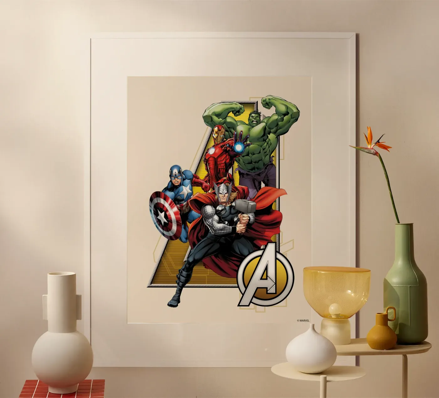 Die mächtigen Avengers poster da MARVEL Designs by JUNIQE