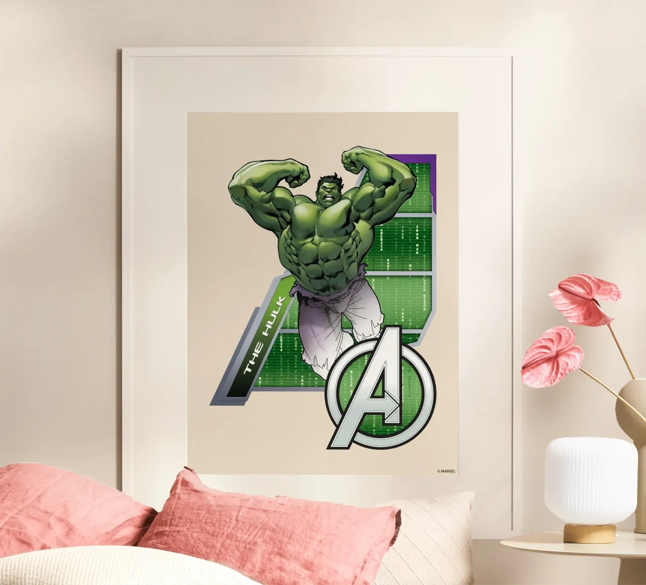 The Hulk - Avengers carta hahnemühle da MARVEL Designs by JUNIQE