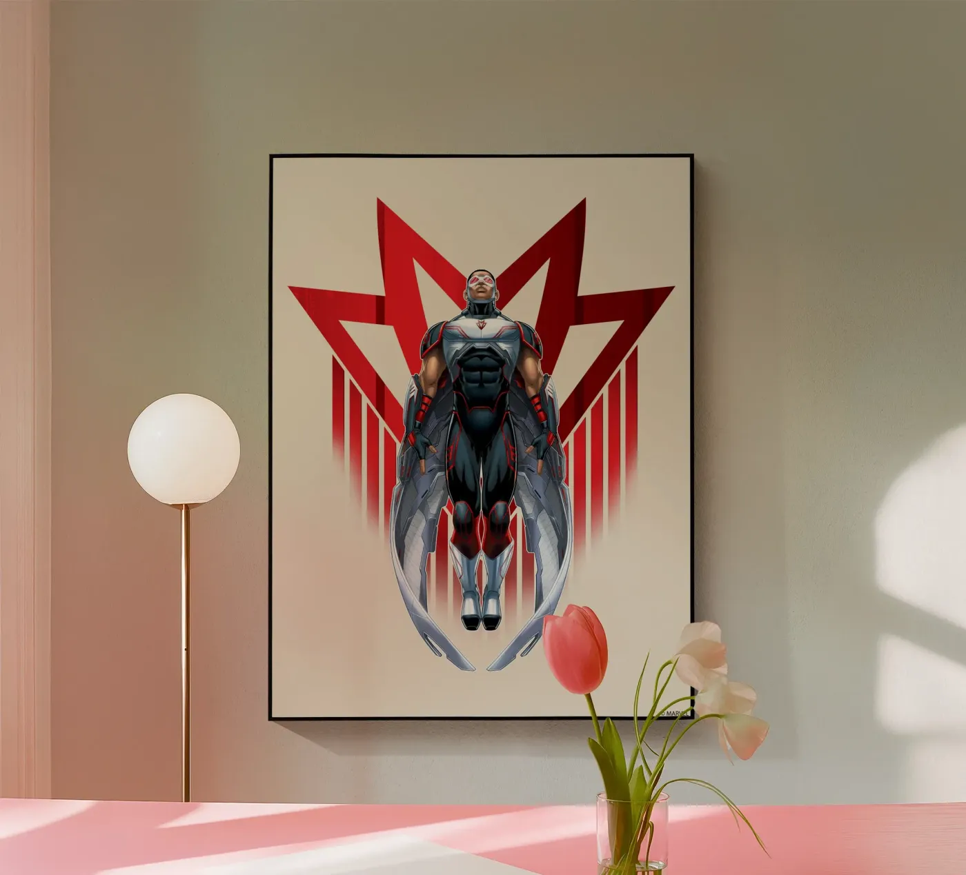 Falcon acryl van MARVEL Designs by JUNIQE