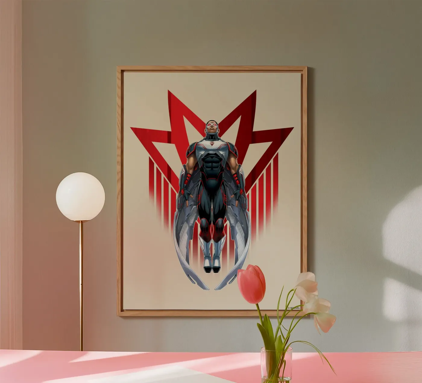 Falcon forex plate by MARVEL Designs by JUNIQE