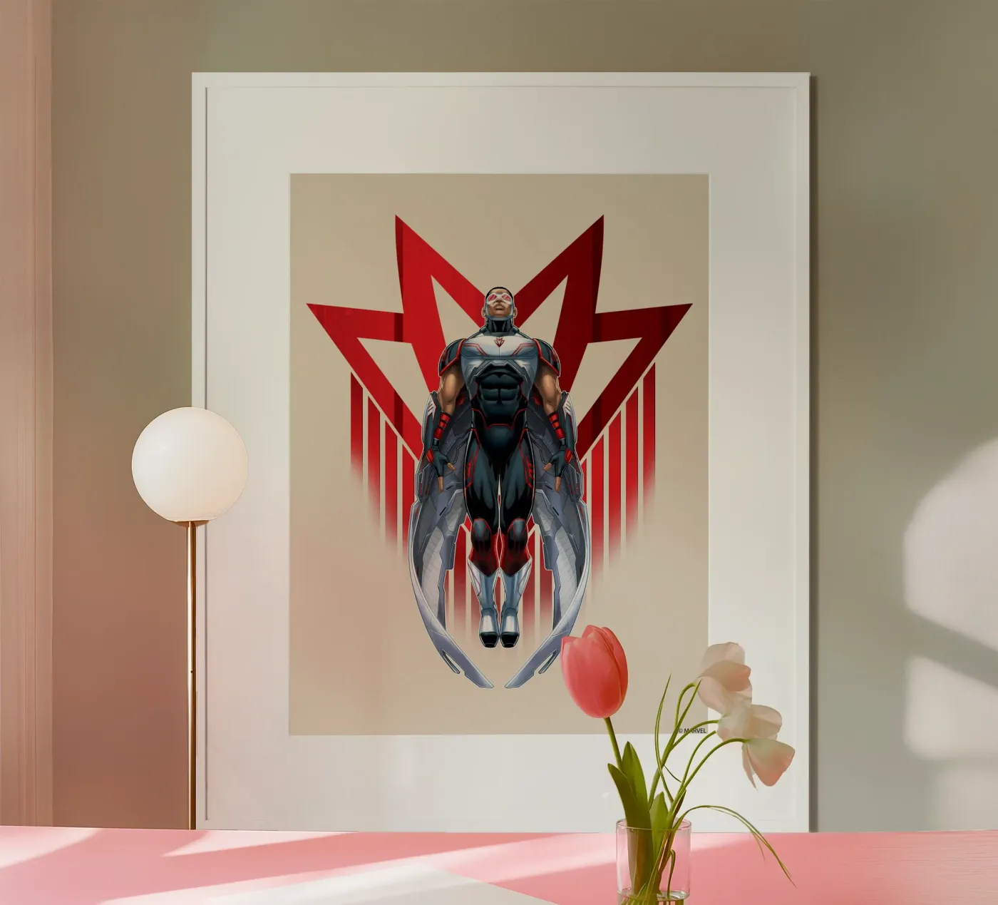 Falcon poster van MARVEL Designs by JUNIQE