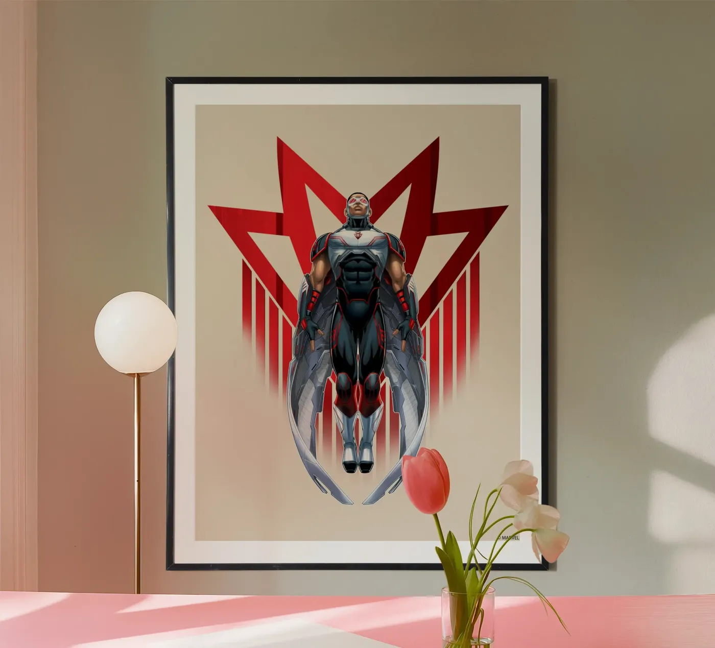 Falcon poster van MARVEL Designs by JUNIQE