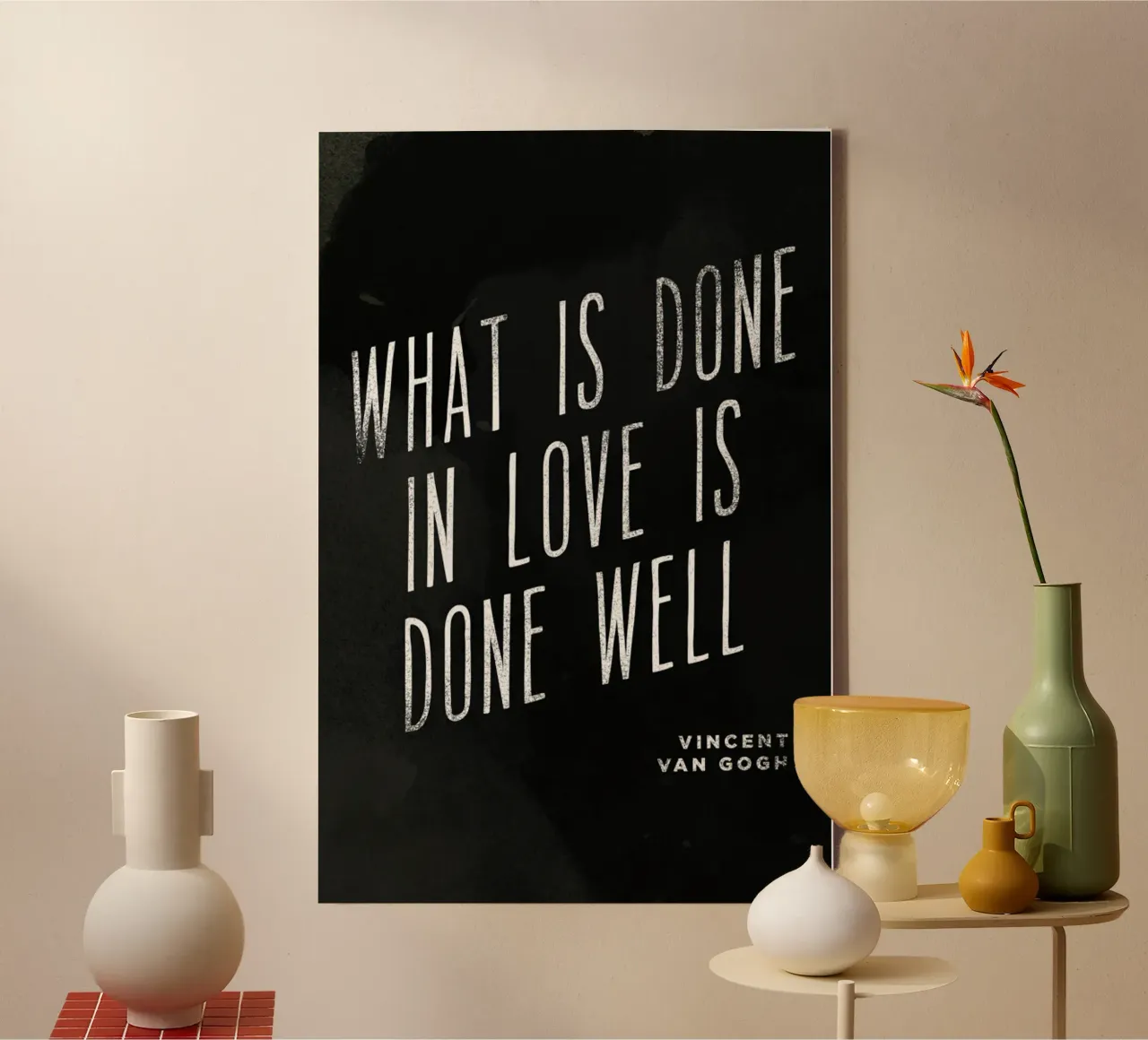 Done in Love tela con Cornice a cassetta da Summerchamps