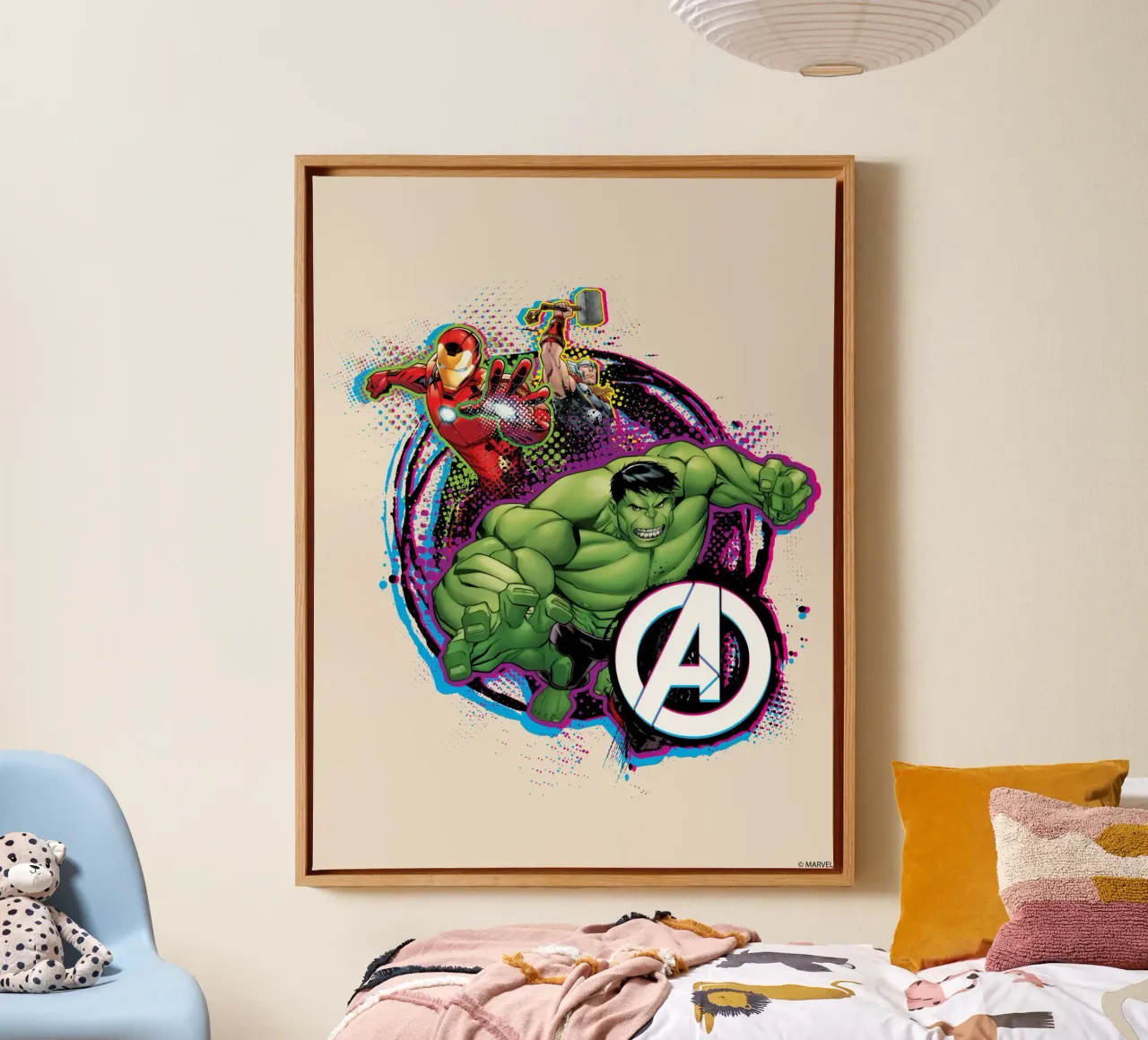 The Avengers - Logo canvas by MARVEL Designs by JUNIQE