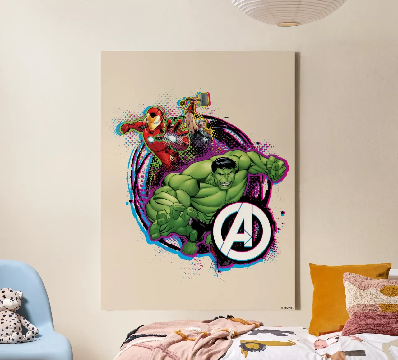 The Avengers - Logo canvas by MARVEL Designs by JUNIQE