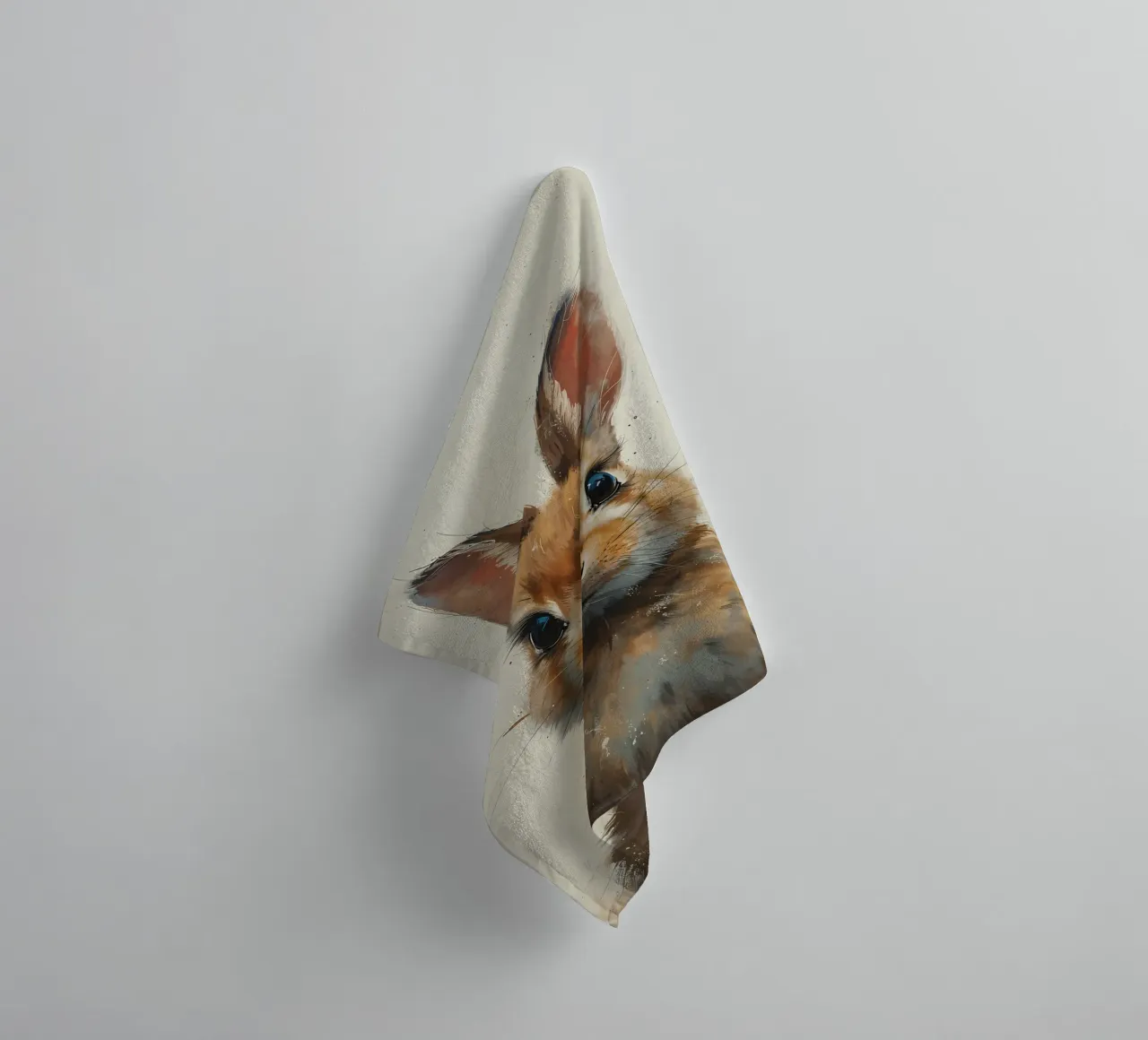 Warmer Hasenblick Handtuch von Manh beo