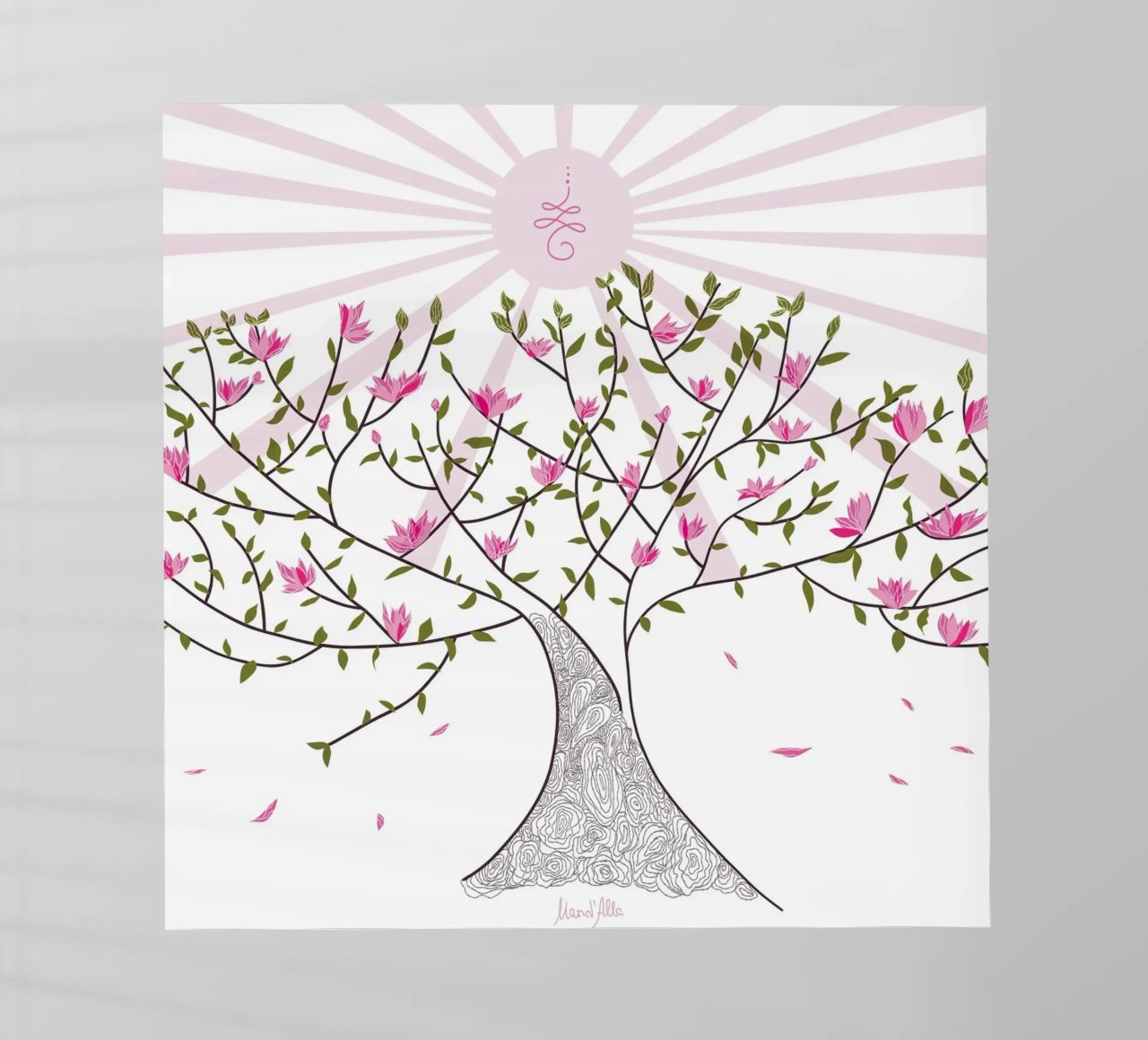 Tree of life pellicola backlit da Mandalla Illustration