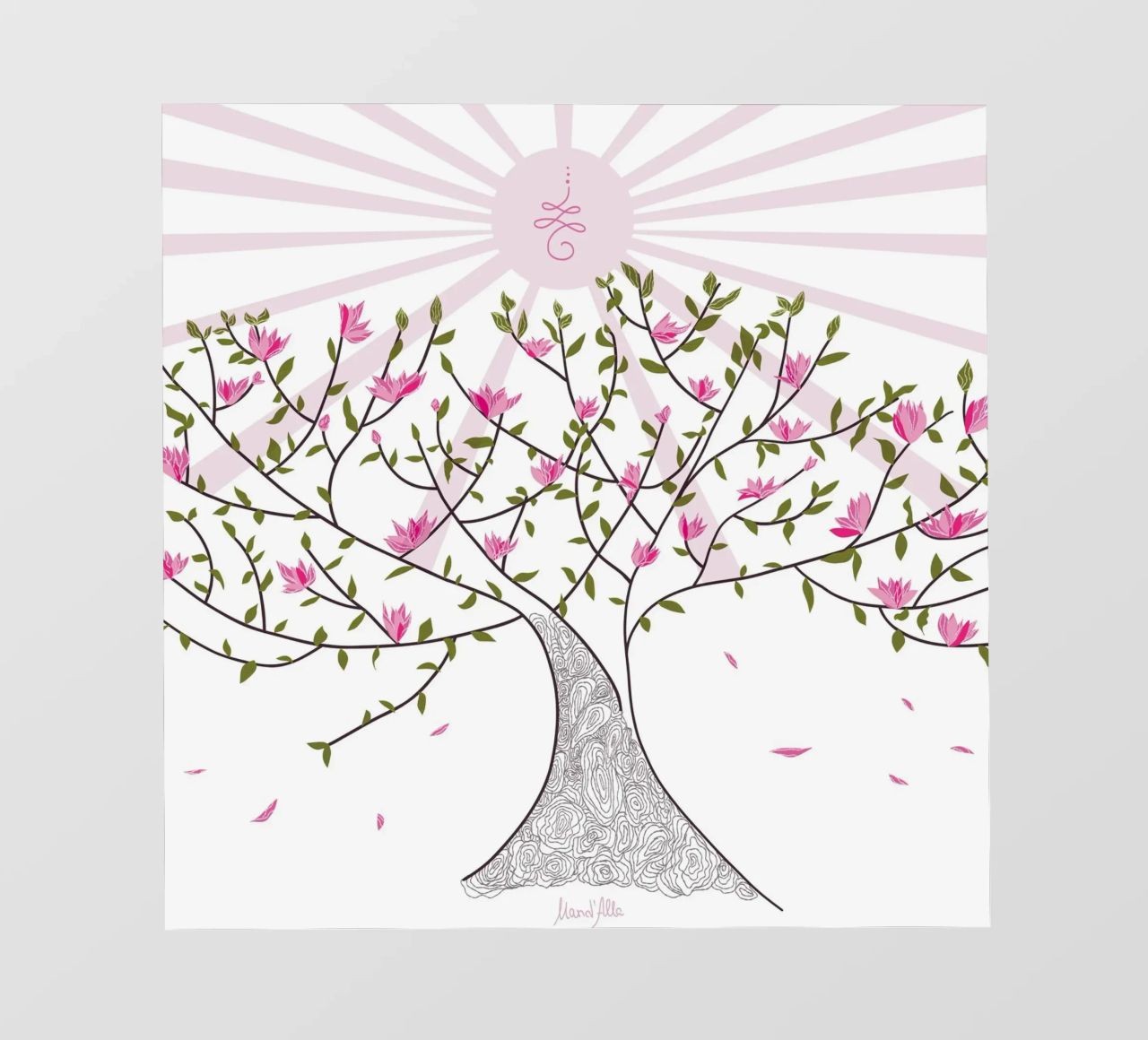 Tree of life pellicola backlit da Mandalla Illustration