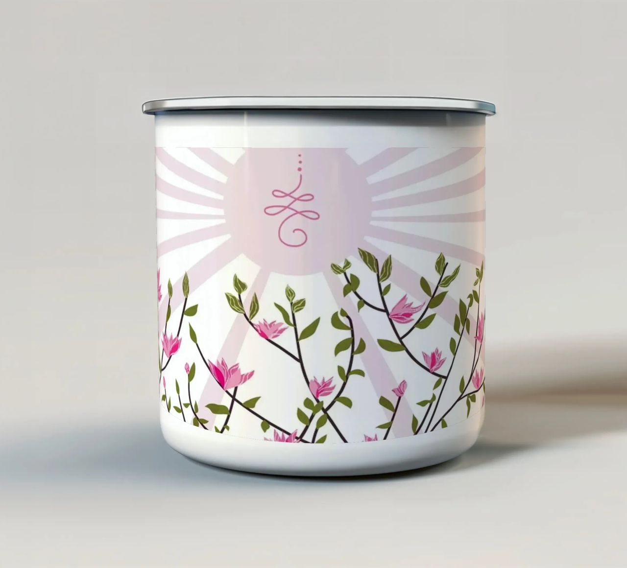 Tree of life tazza in smalto da Mandalla Illustration