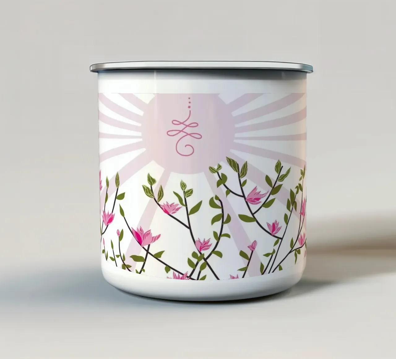 Tree of life enamel mug by Mandalla Illustration