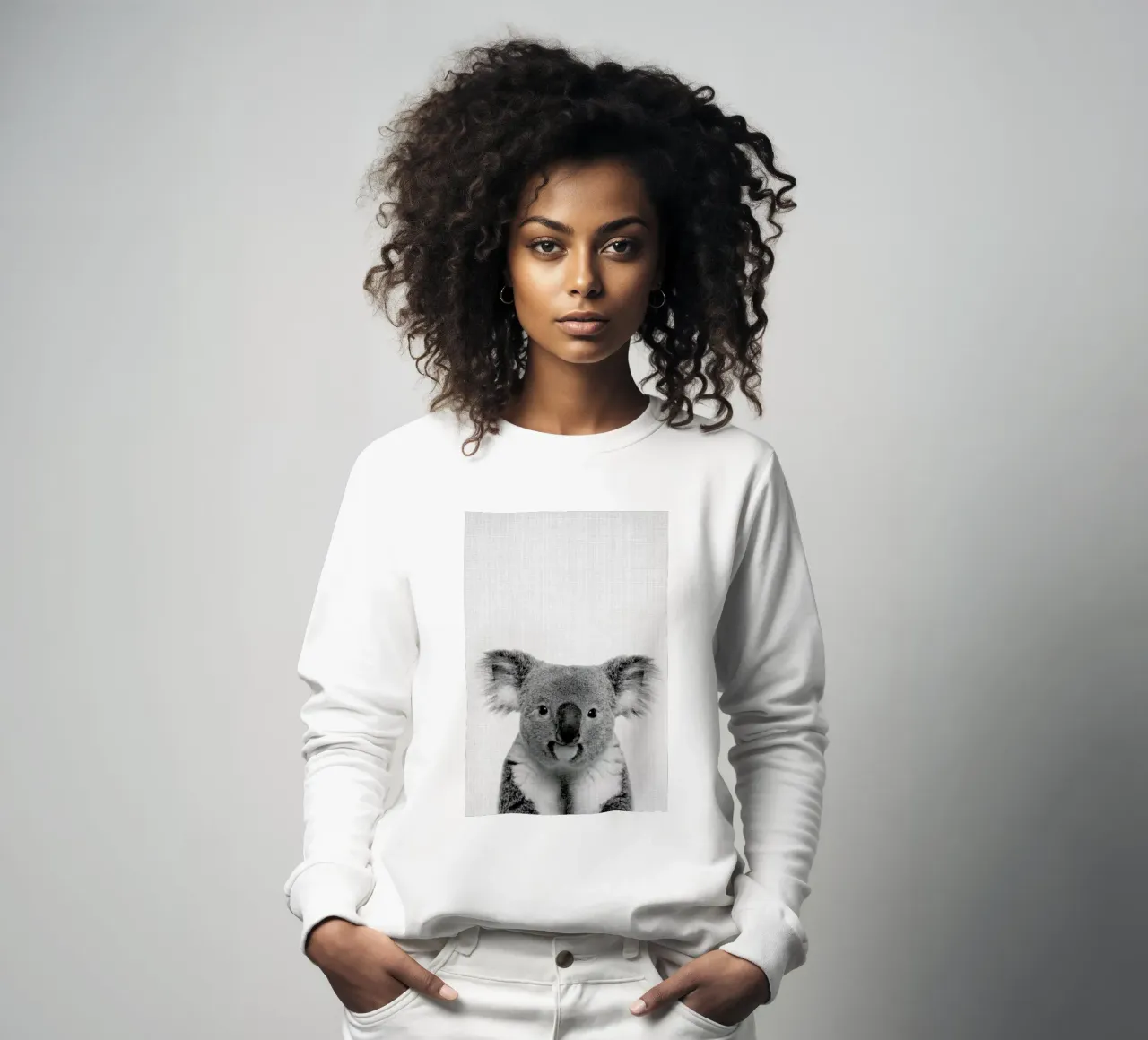 Print 67 sweatshirt van Lila & Lola