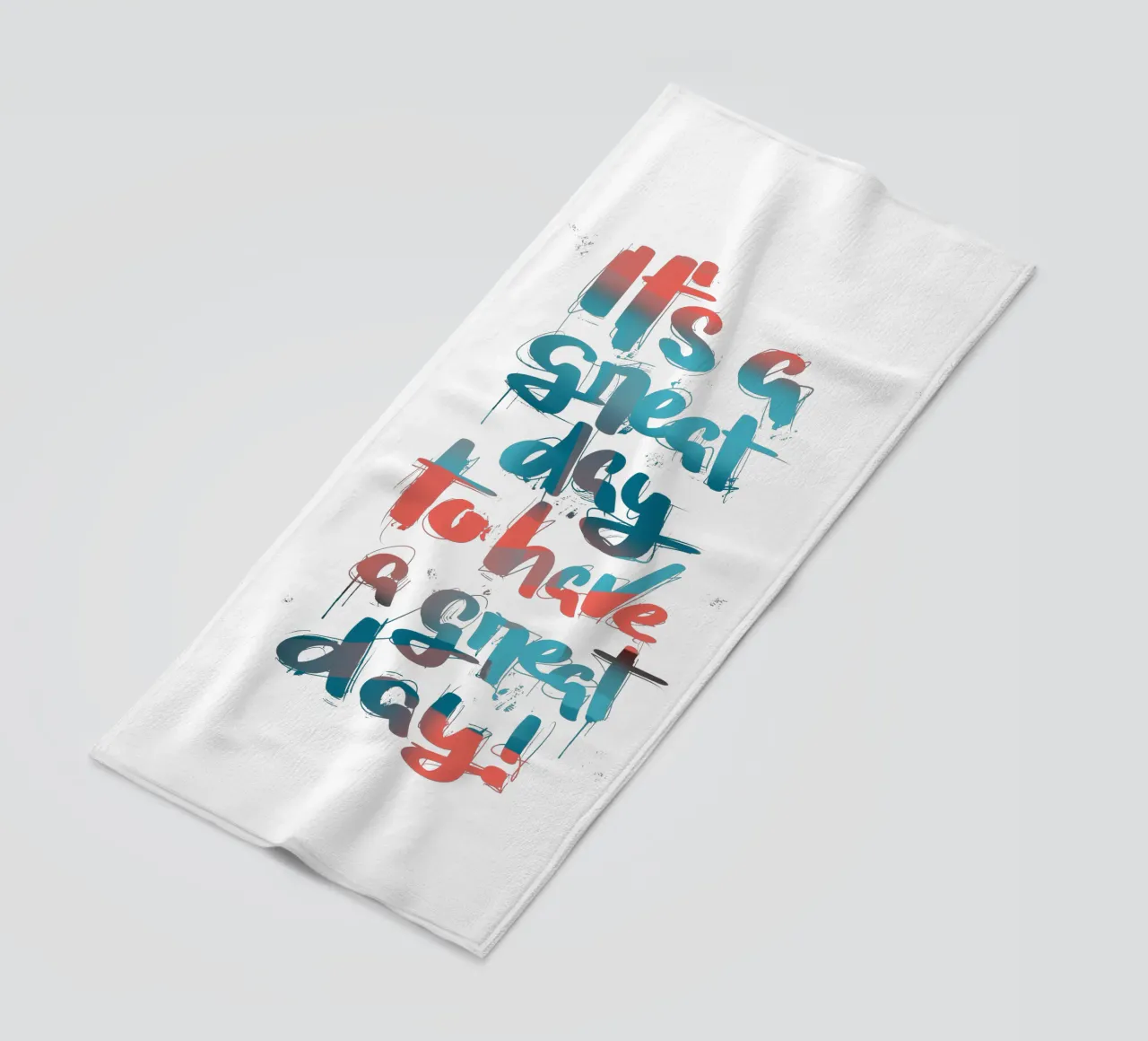 It's a great day to have a great day! telo mare da LIMITED EDITION LETTERS