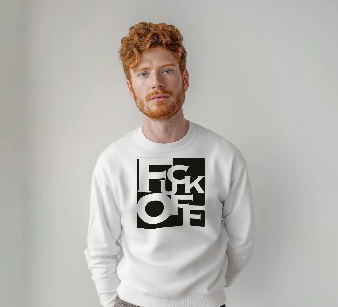 Typografie felpa da Flo Klein