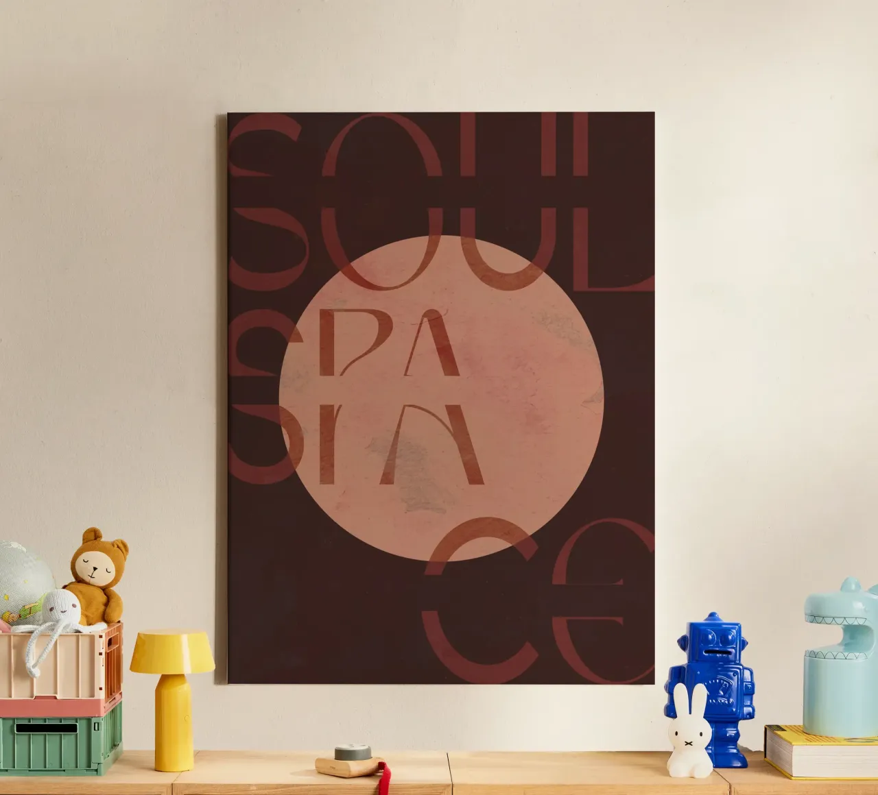 Soul Space No 2 tela con Cornice a cassetta da treechild