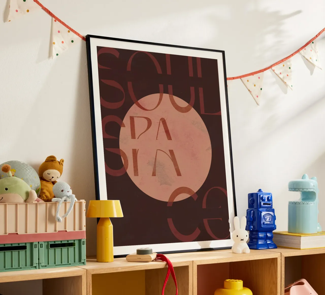 Soul Space No 2 poster con telaio in plastica da treechild