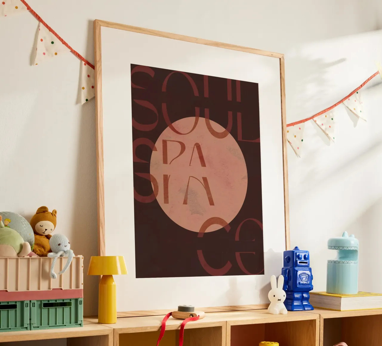 Soul Space No 2 poster con telaio in plastica da treechild