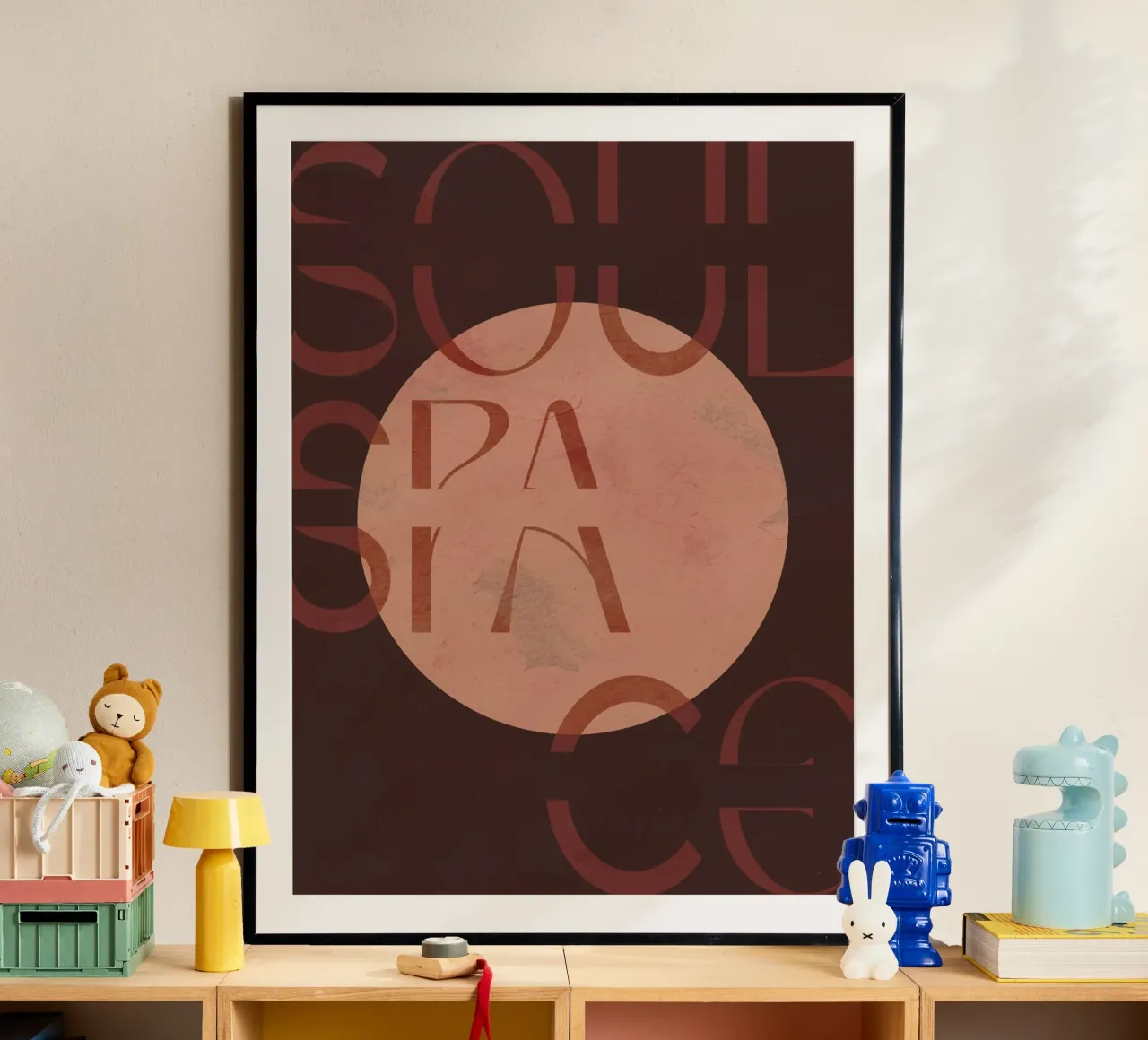 Soul Space No 2 poster con telaio in plastica da treechild