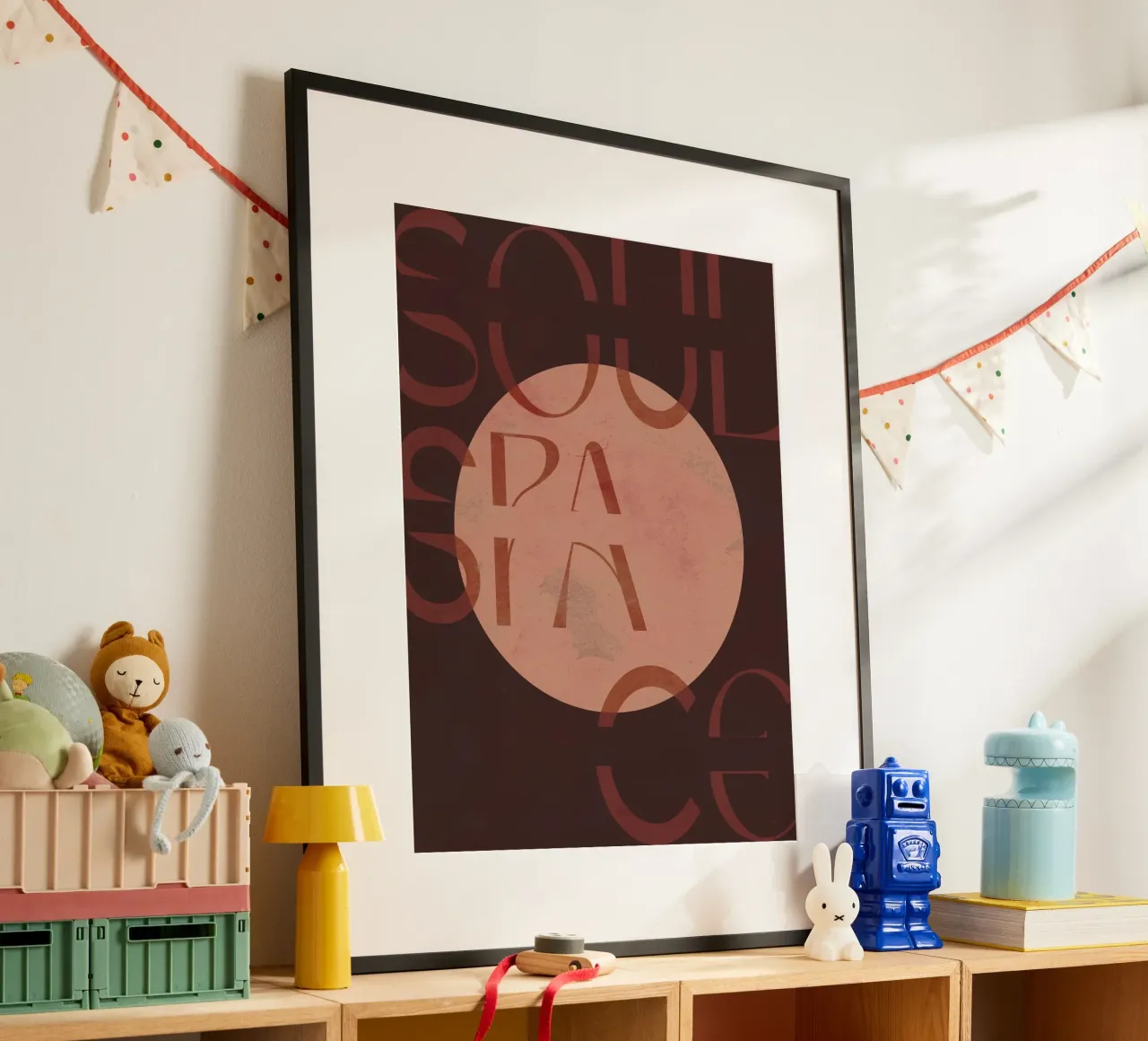 Soul Space No 2 poster con telaio in plastica da treechild