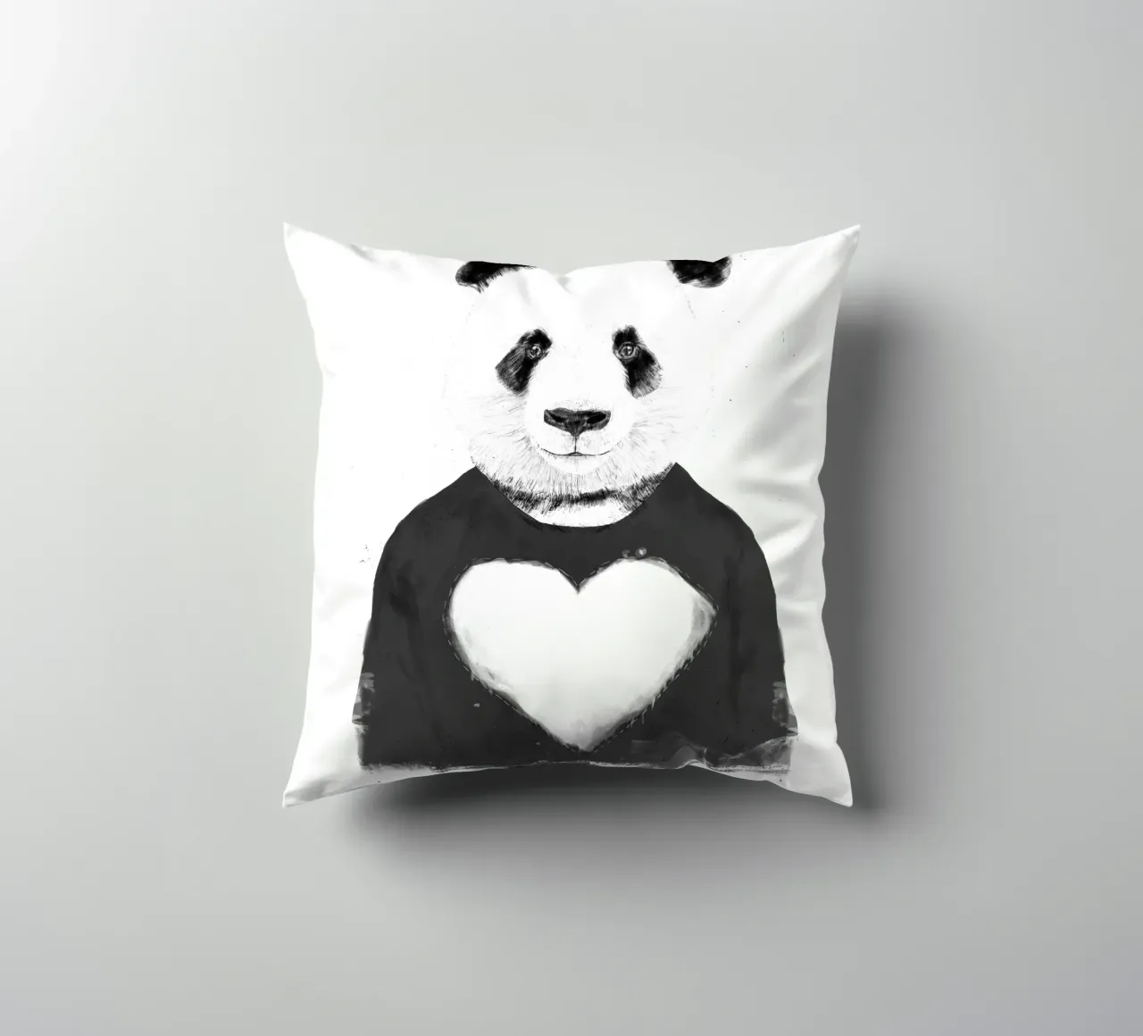 Lovely Panda cuscino da Balazs Solti