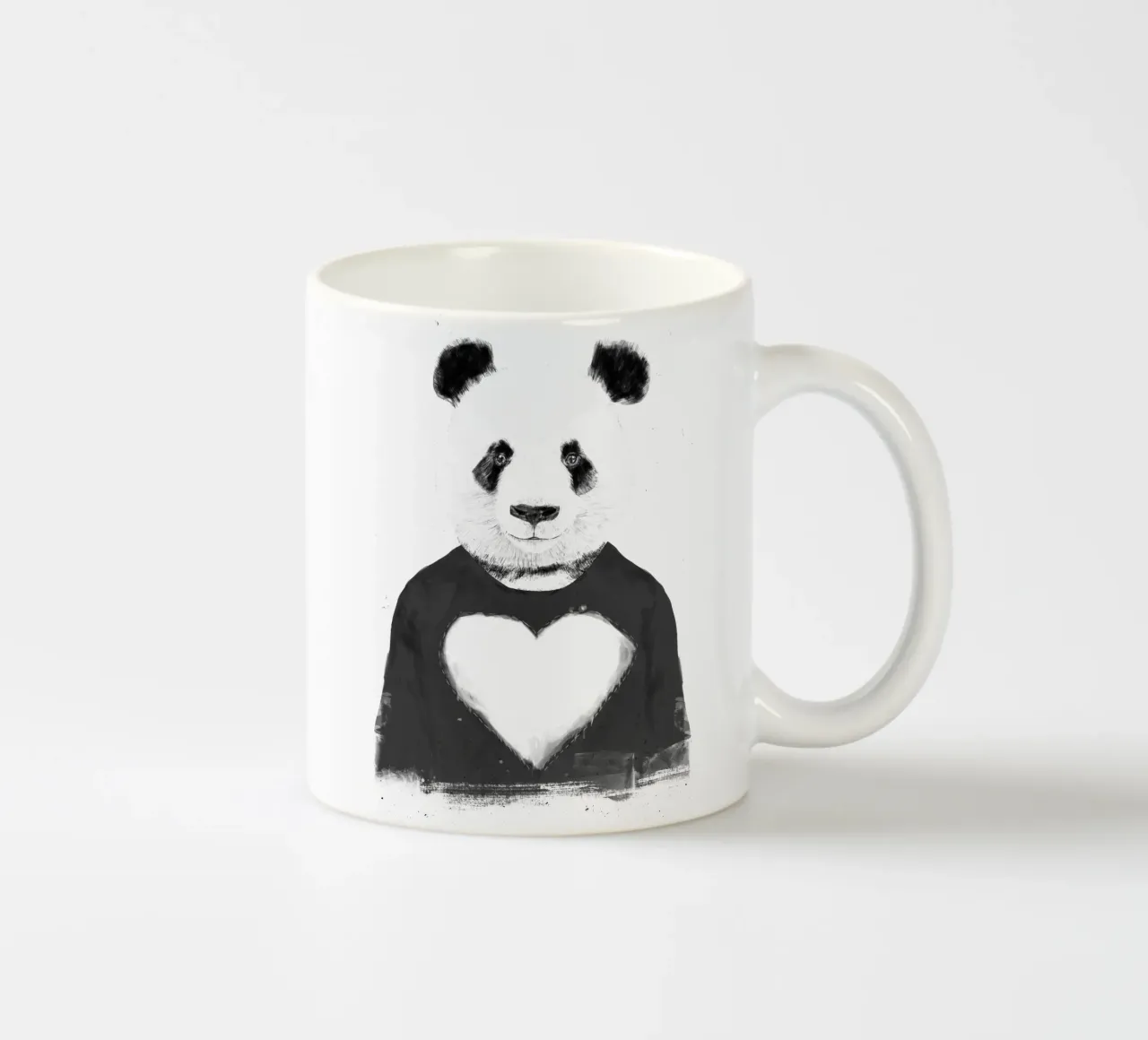Lovely Panda tazza in ceramica da Balazs Solti
