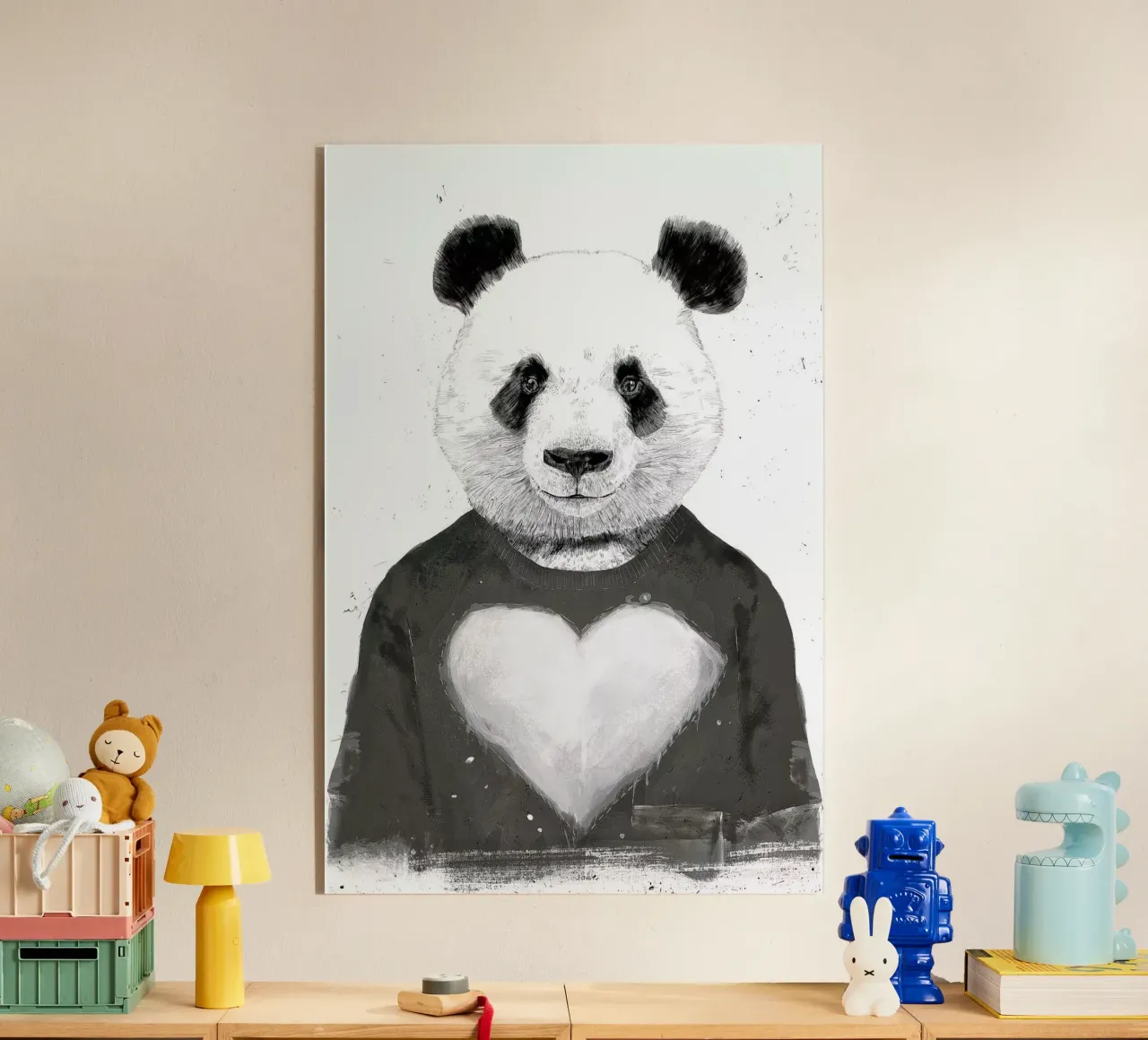 Lovely Panda plexiglass da Balazs Solti