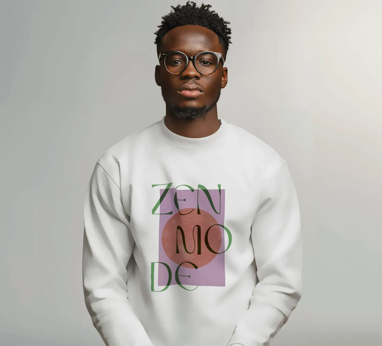 Zen Mode No 1 (without background) felpa da treechild