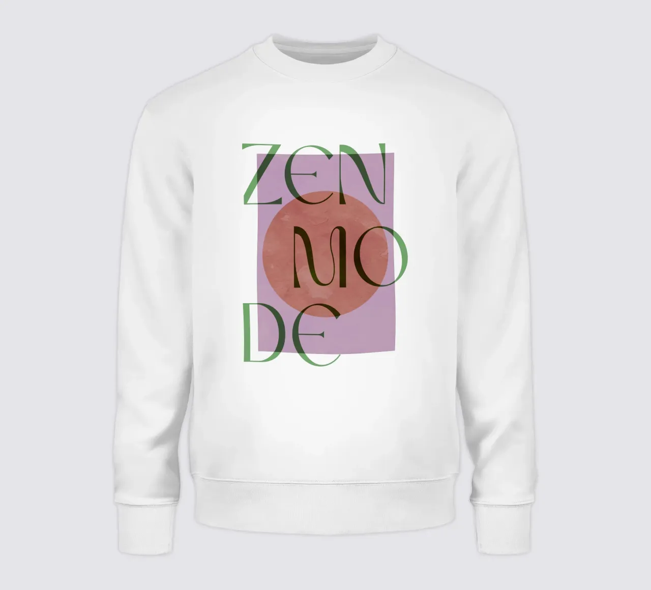 Zen Mode No 1 (without background) felpa da treechild