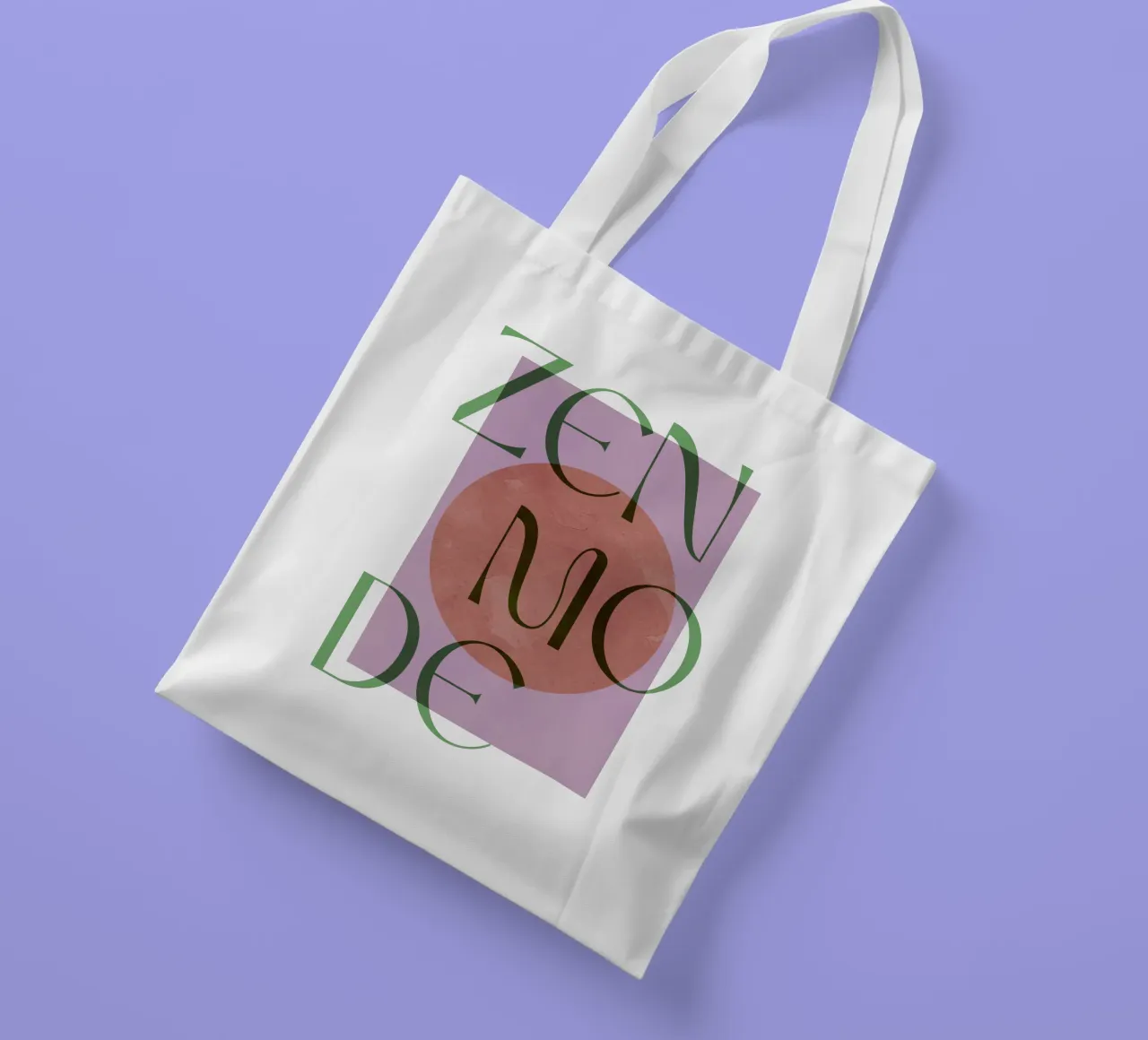 Zen Mode No 1 (without background) borsa in juta da treechild