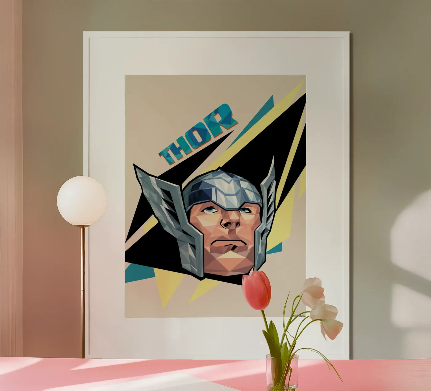 Thor im Helm poster by MARVEL Designs by JUNIQE