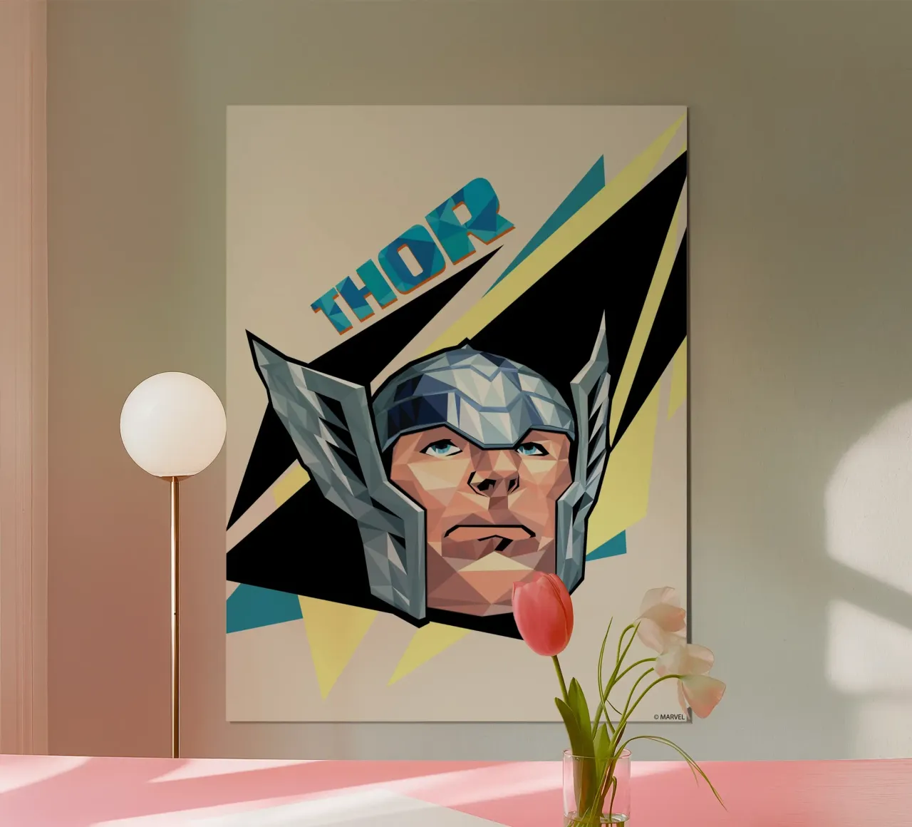 Thor im Helm poster da MARVEL Designs by JUNIQE