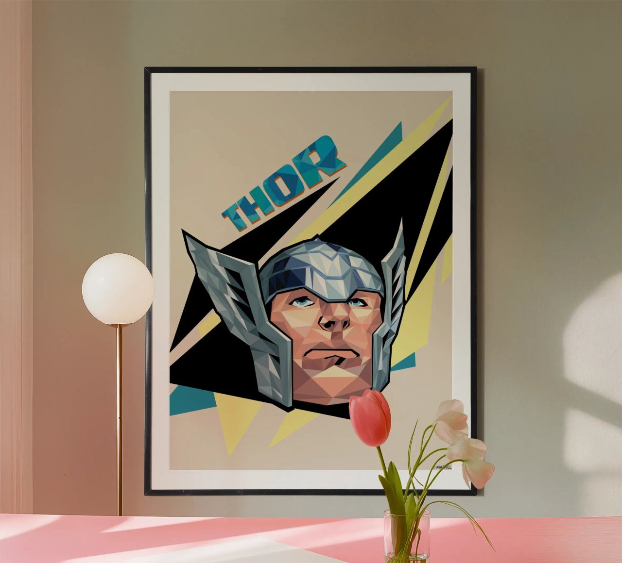 Thor im Helm poster de MARVEL Designs by JUNIQE