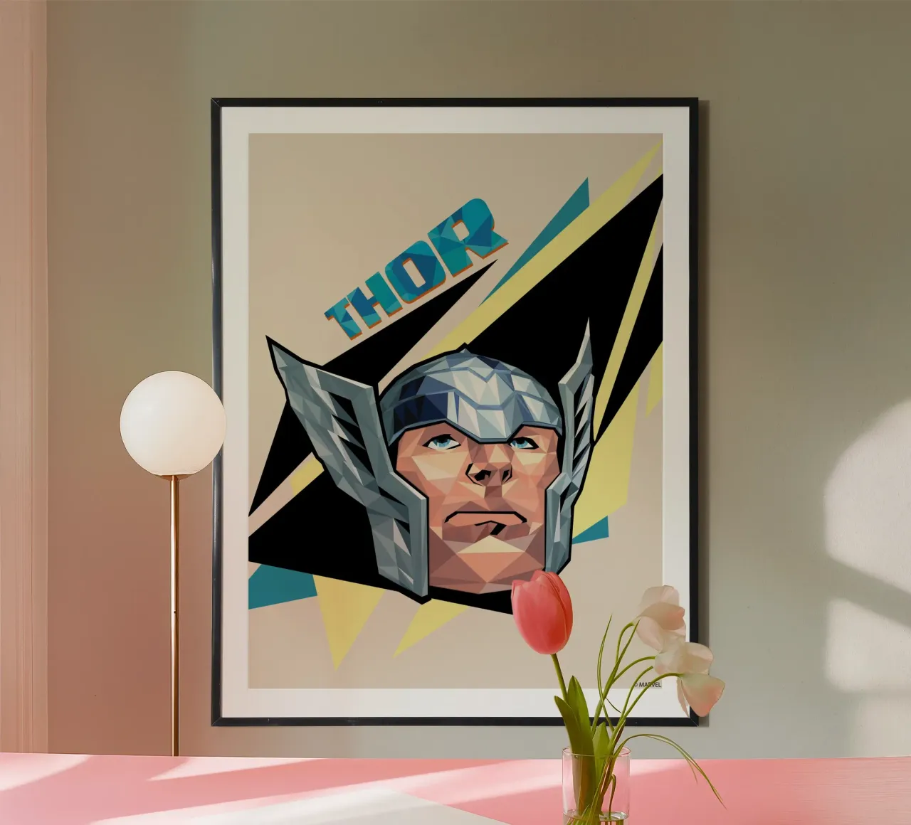 Thor im Helm poster da MARVEL Designs by JUNIQE