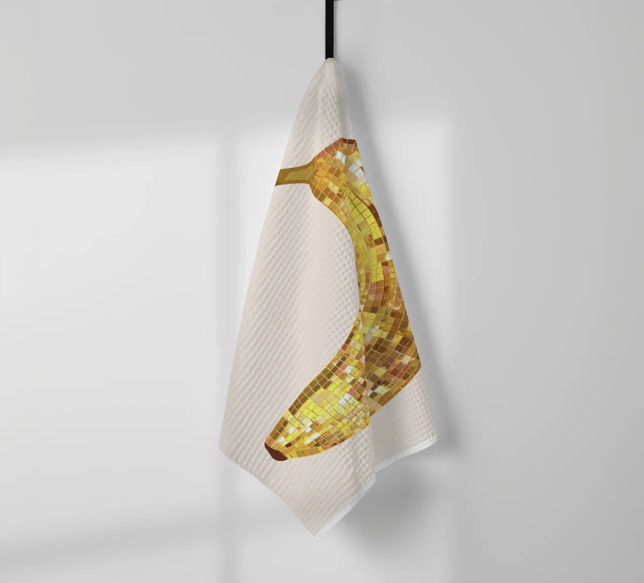 Banana Disco Ball canovaccio da cucina da Peaches Art Prints