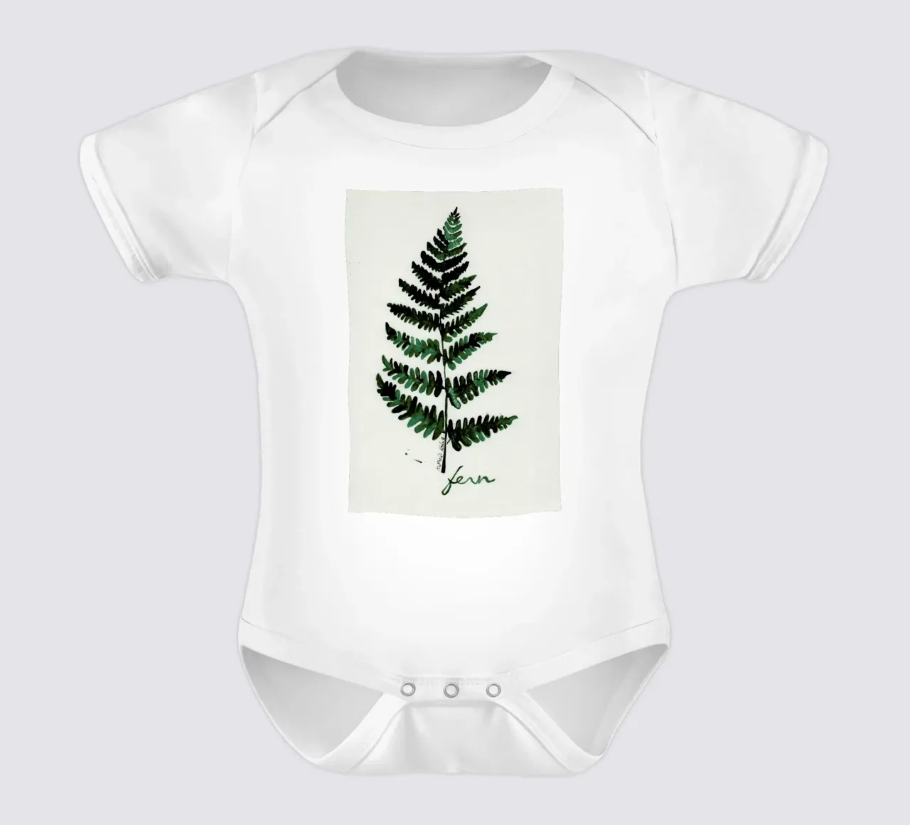 Fern body neonato maniche corte da Nathys_illustration