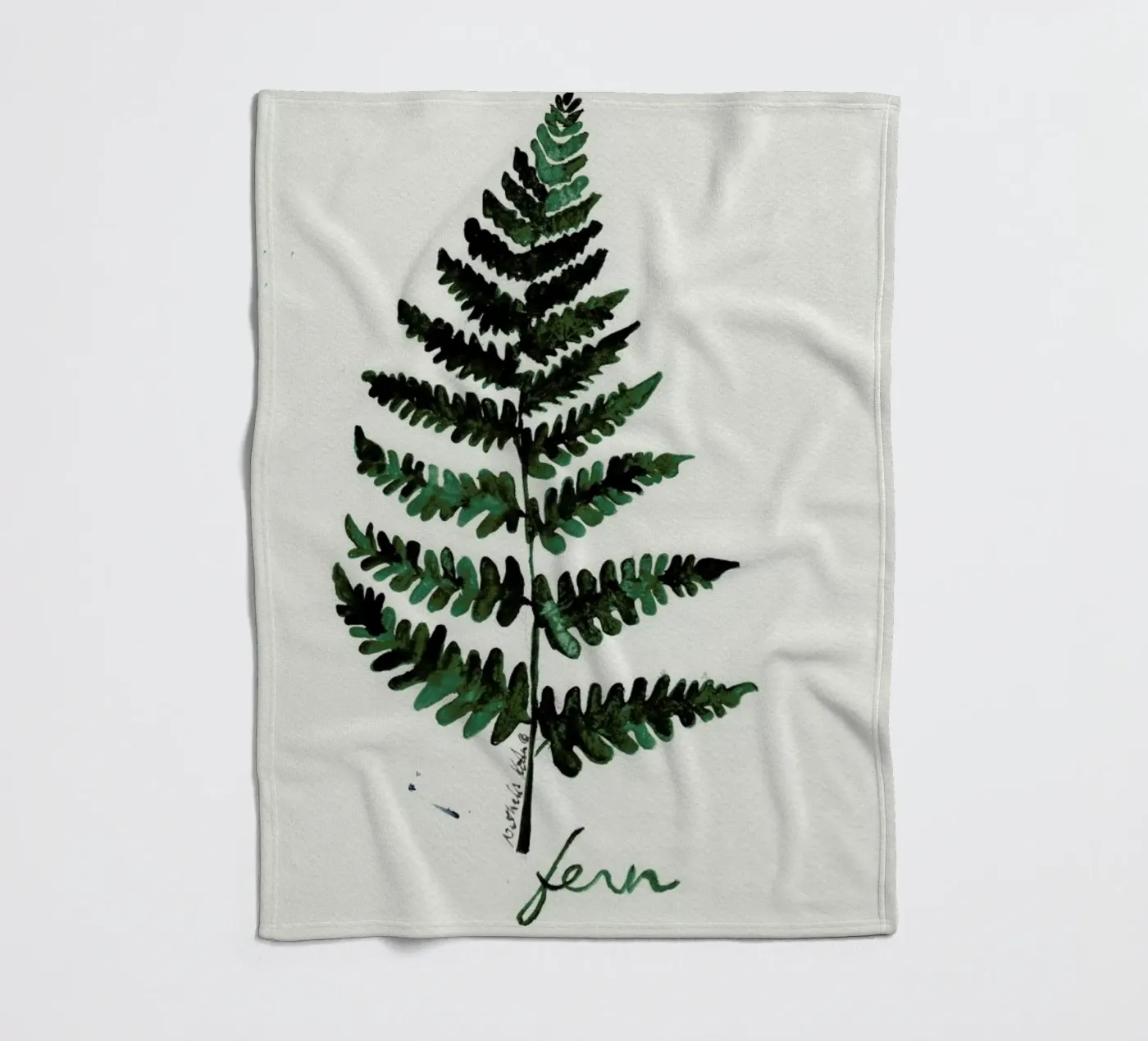 Fern fleecedeken van Nathys_illustration