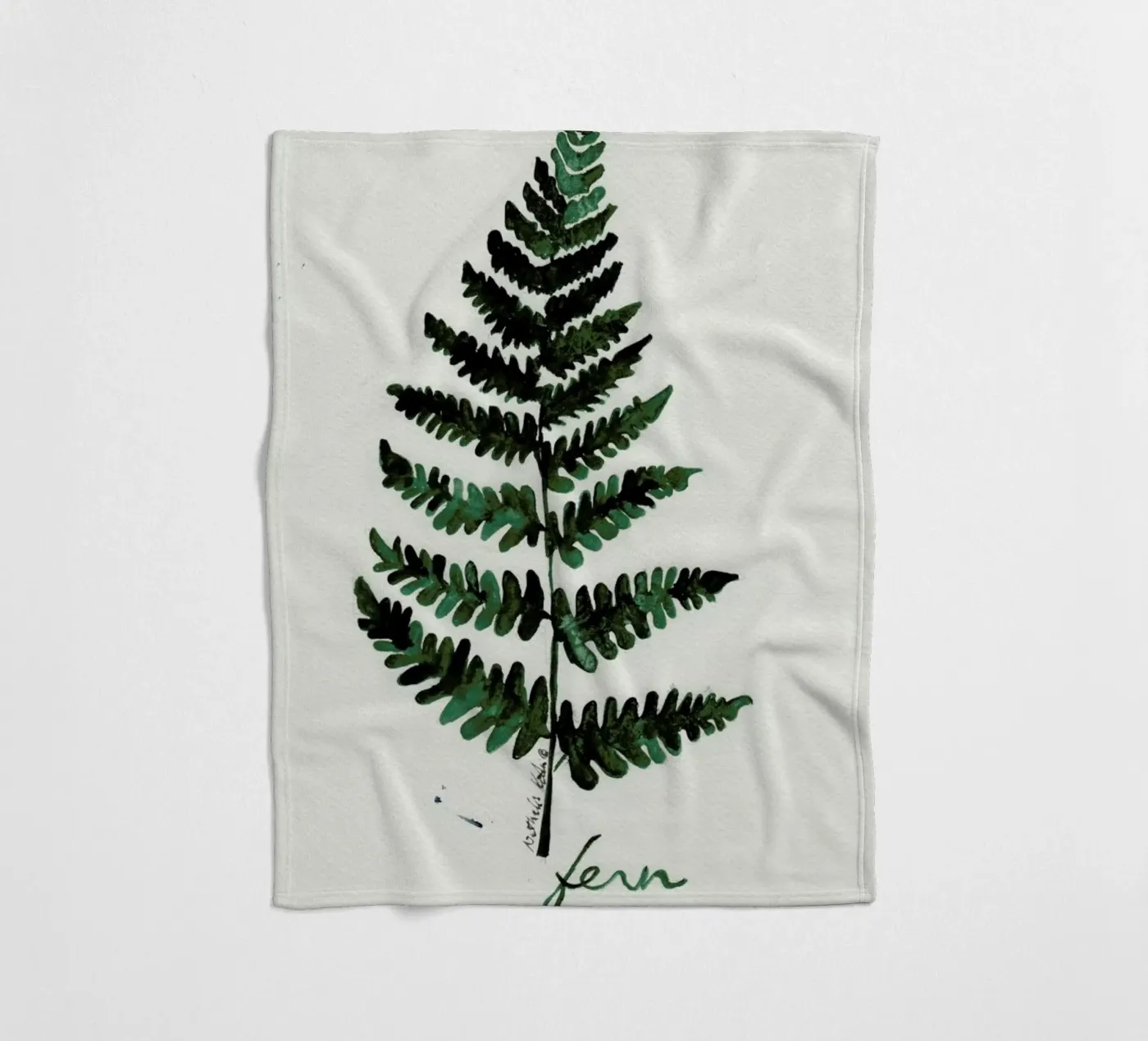 Fern fleecedeken van Nathys_illustration