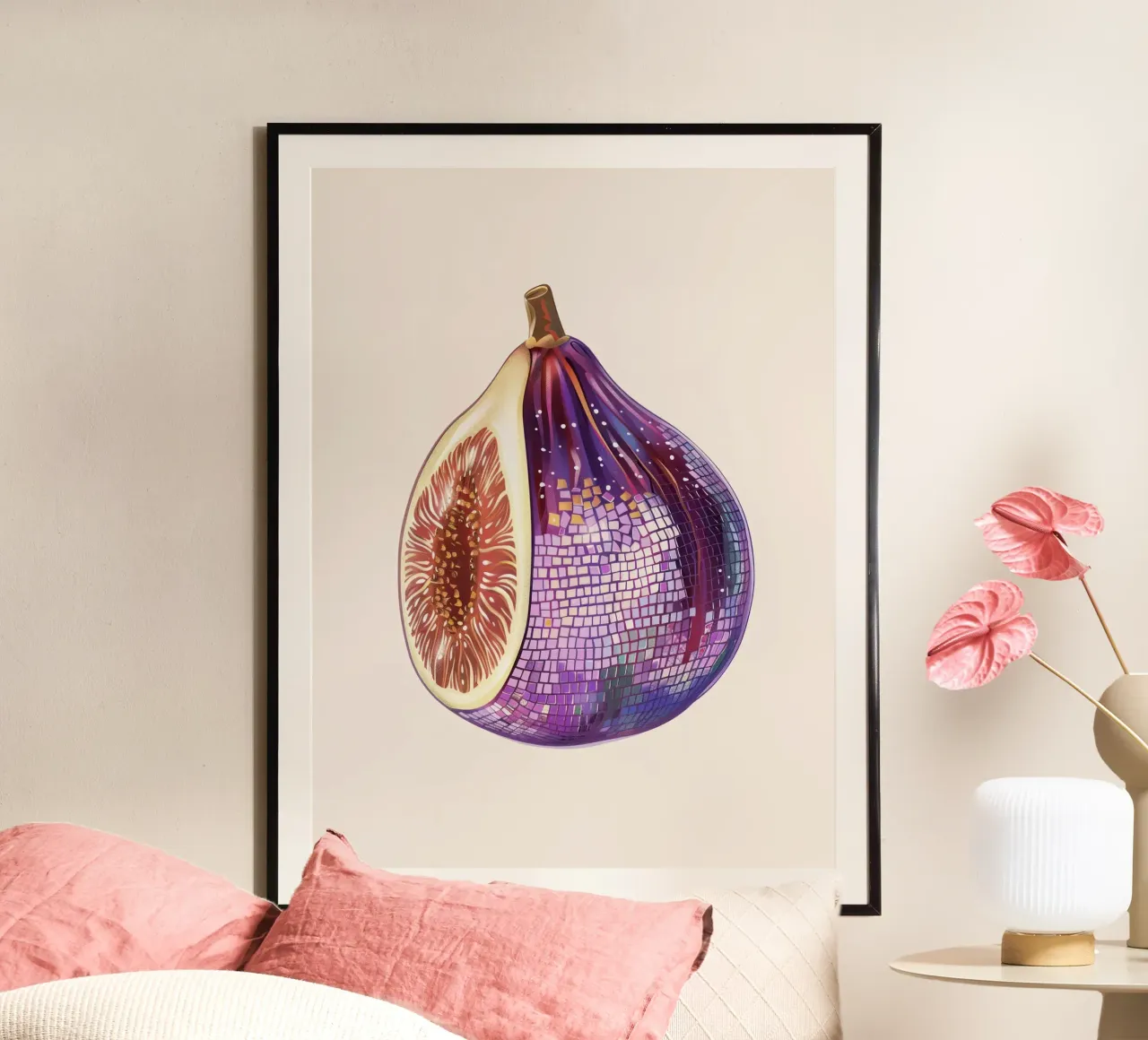 Fico, Disco Ball Art carta hahnemühle da Peaches Art Prints