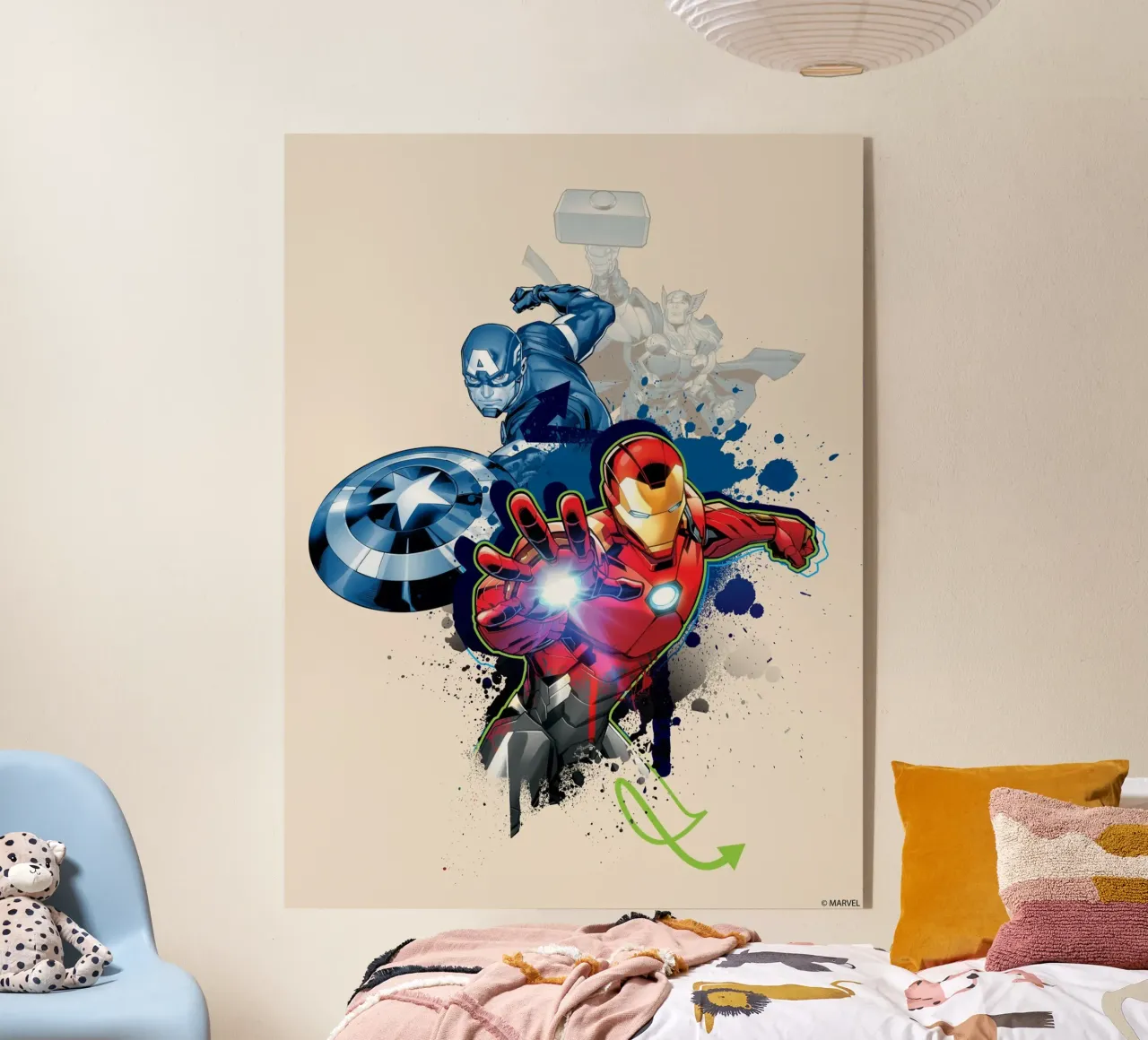 Avengers Power plexiglass da MARVEL Designs by JUNIQE