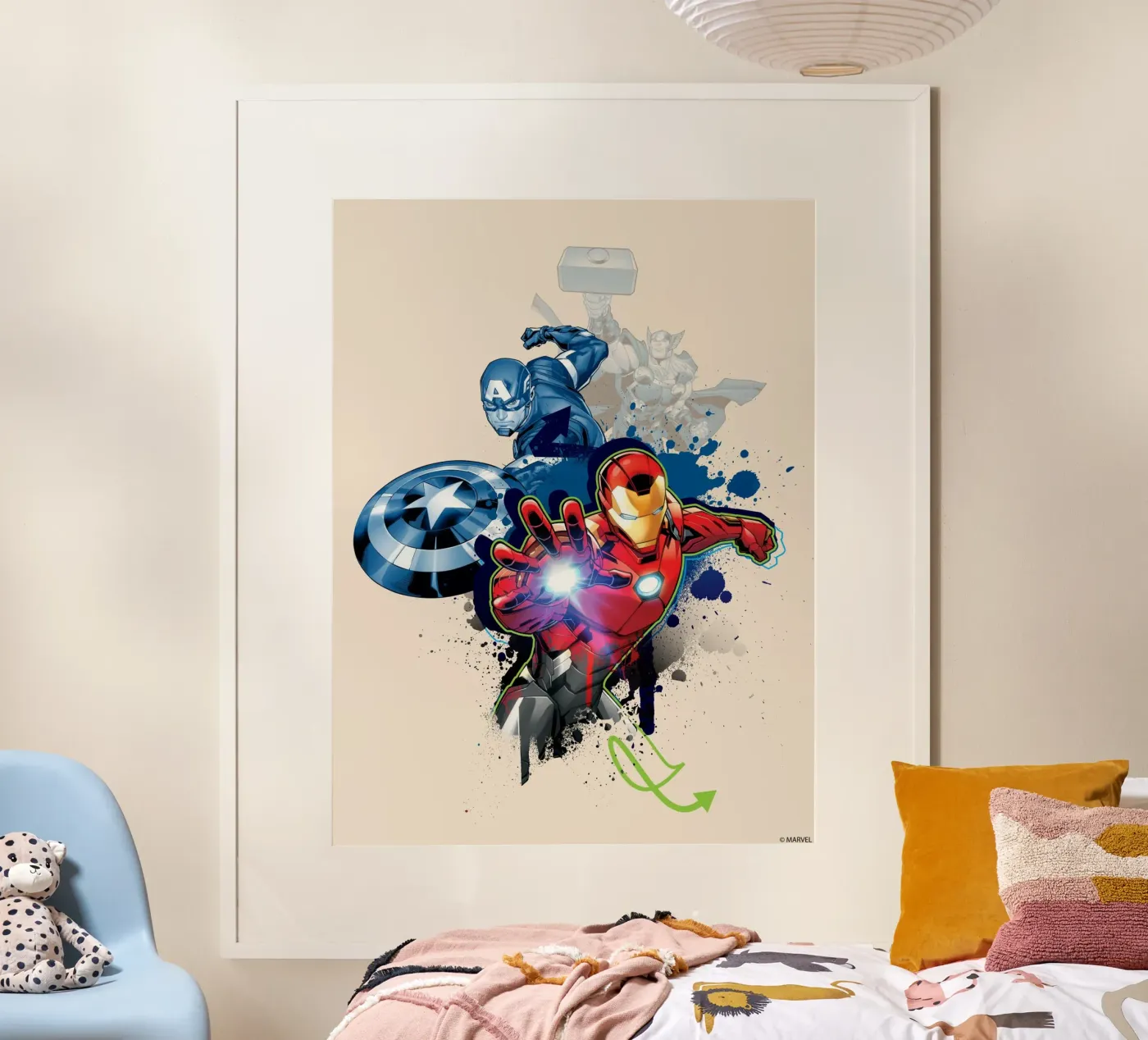 Avengers Power poster da MARVEL Designs by JUNIQE